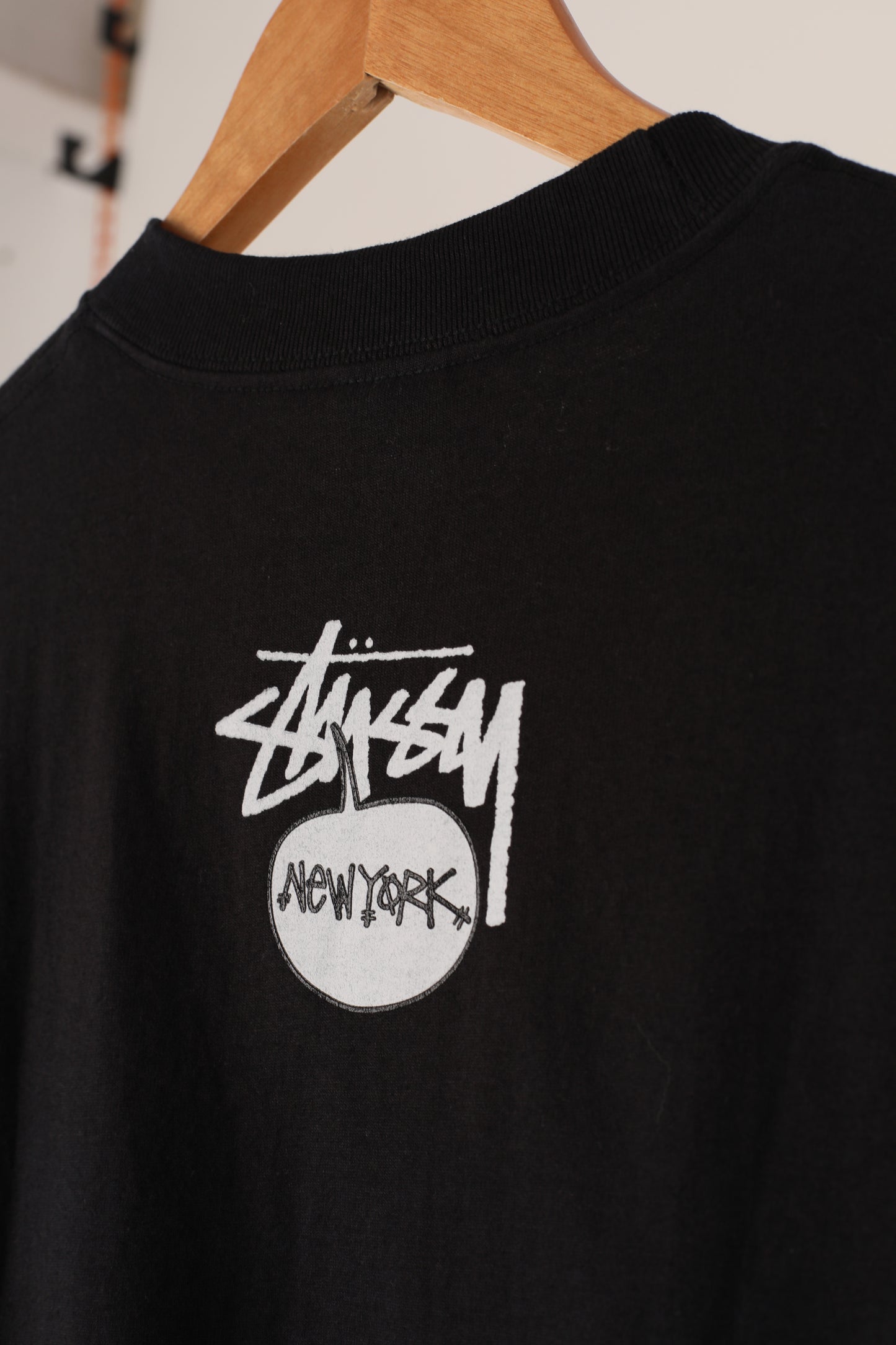Deadstock Stussy Increase the Peace tshirt - Black (M)