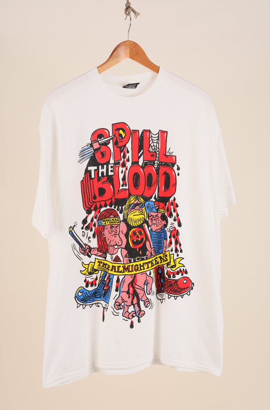 Deadstock Stussy Customade series - Spill The Blood tee - White (XL)