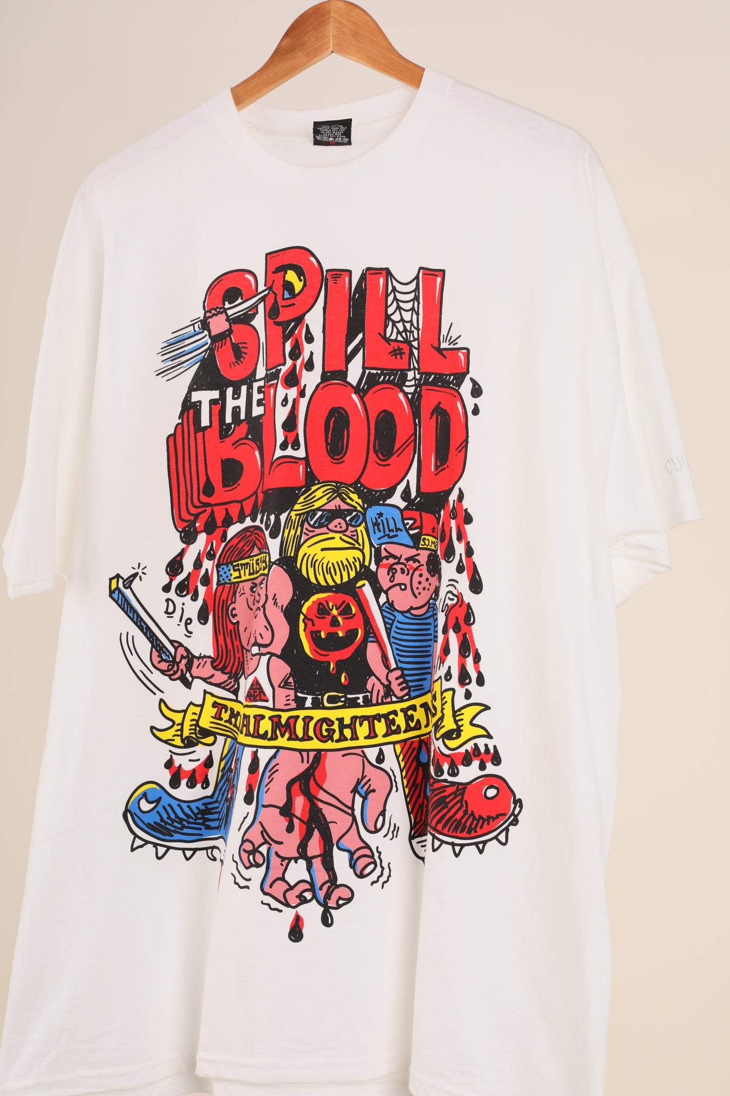 Deadstock Stussy Customade series - Spill The Blood tee - White (XL)