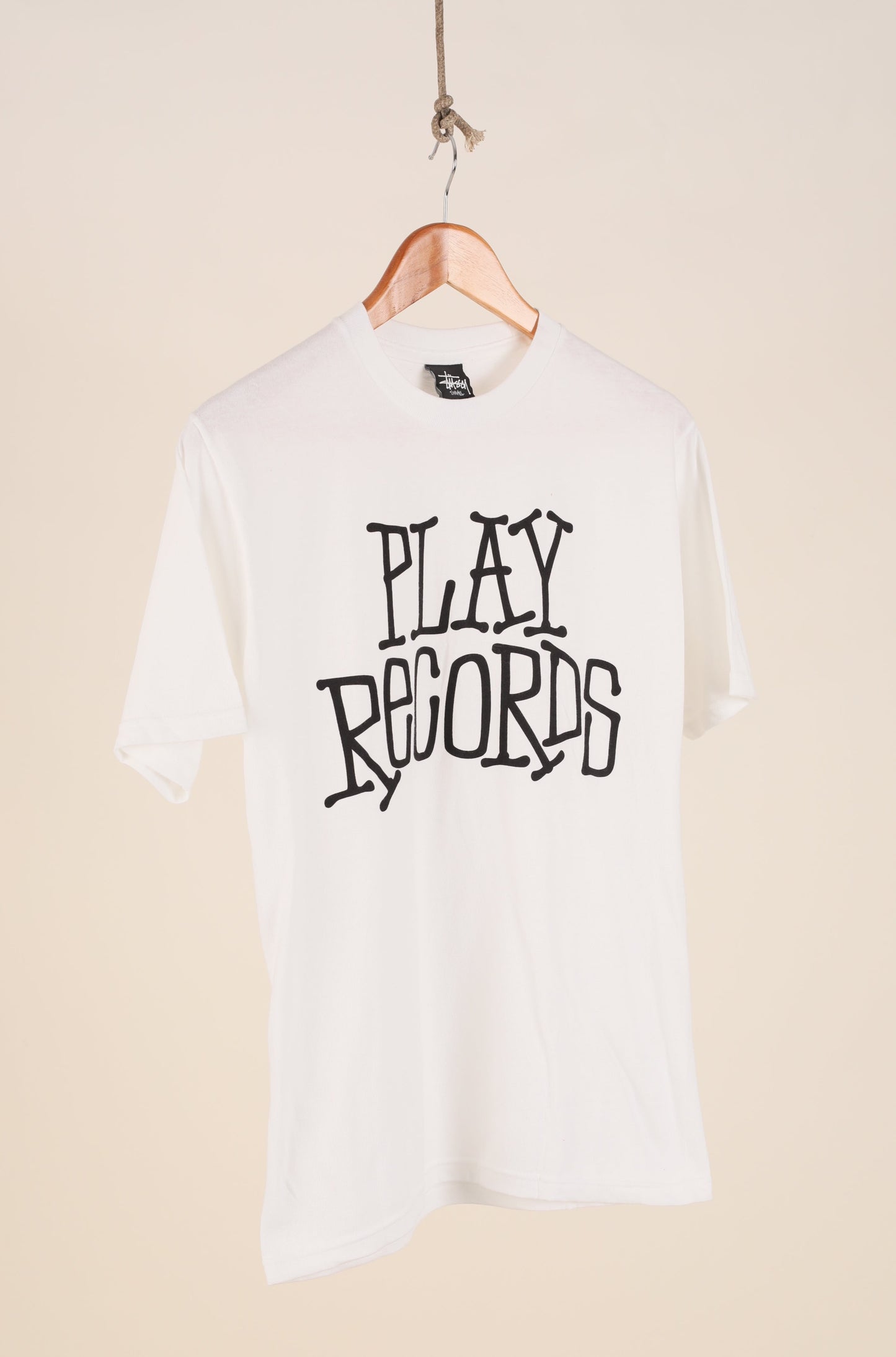 Deadstock Stussy Play Records tee - White (S)