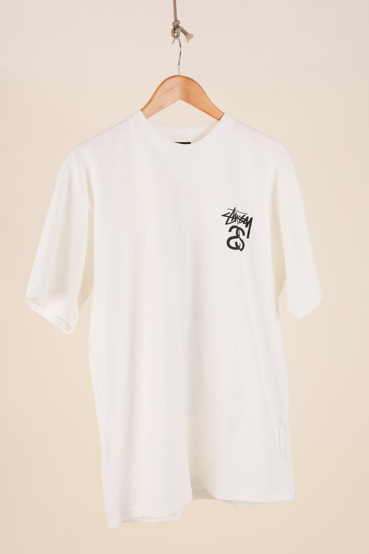 Deadstock Stussy Customade NO 3 tee - White (L)