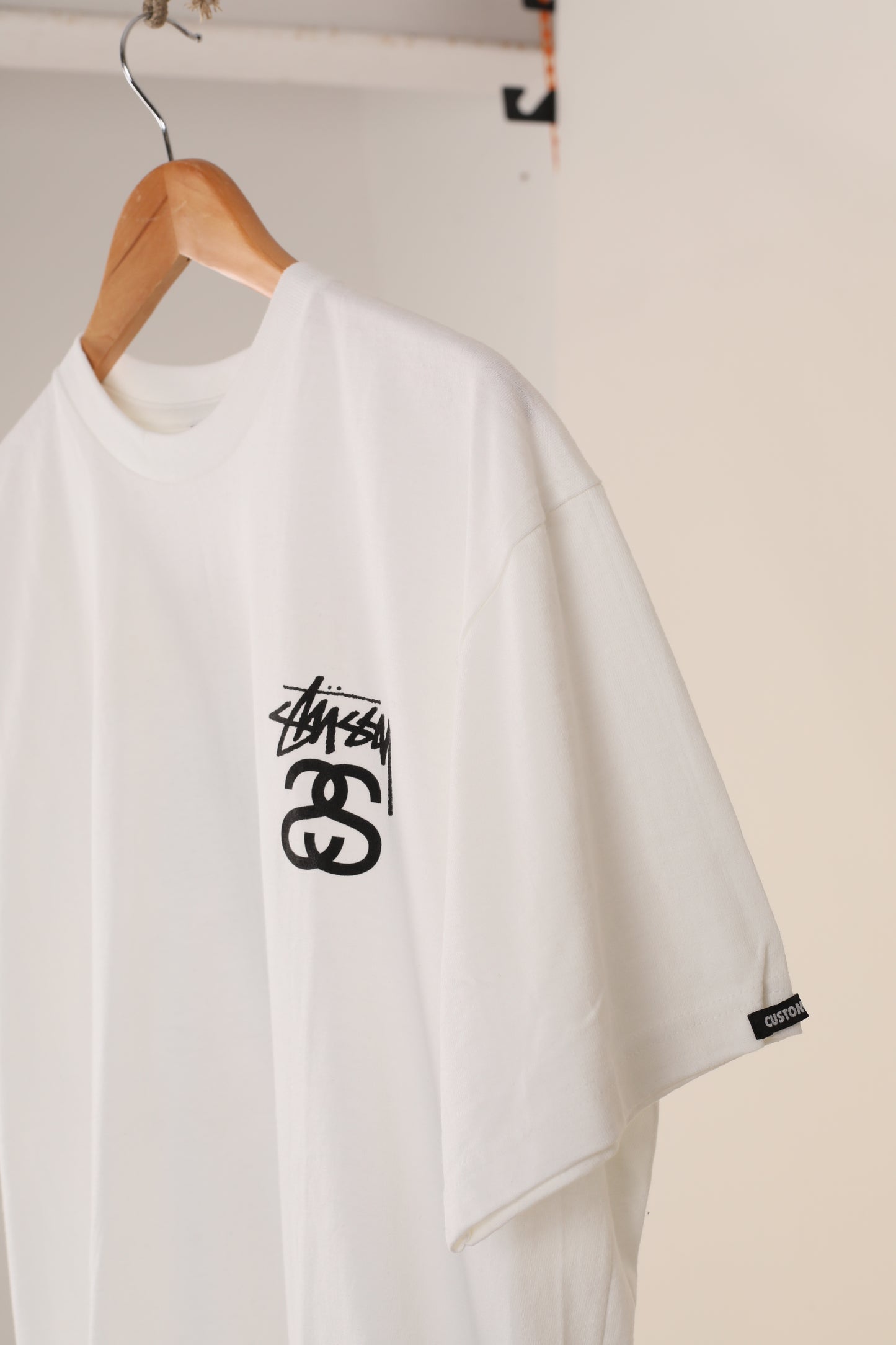Deadstock Stussy Customade NO 3 tee - White (L)
