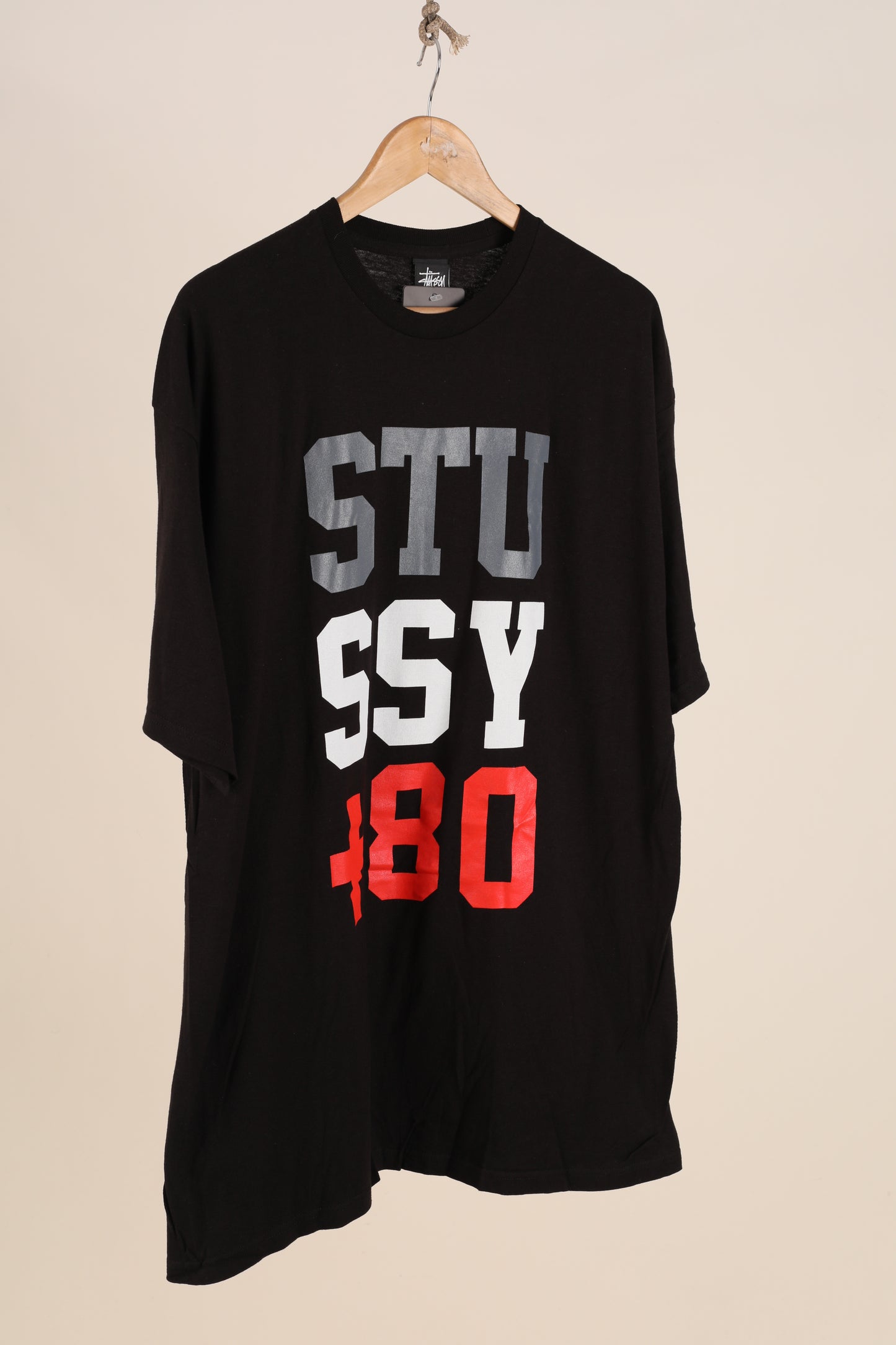 Deadstock Stussy + 80 tee - Black (XL)