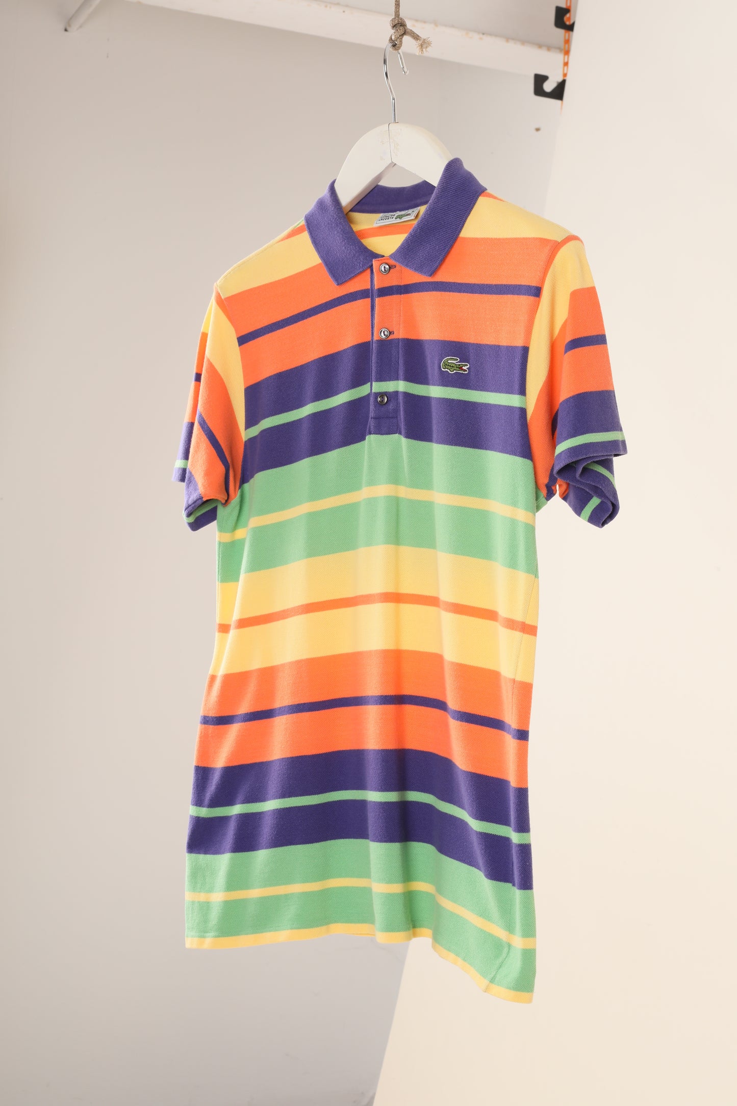 90s Chemise Lacoste stripe polo shirt (4)