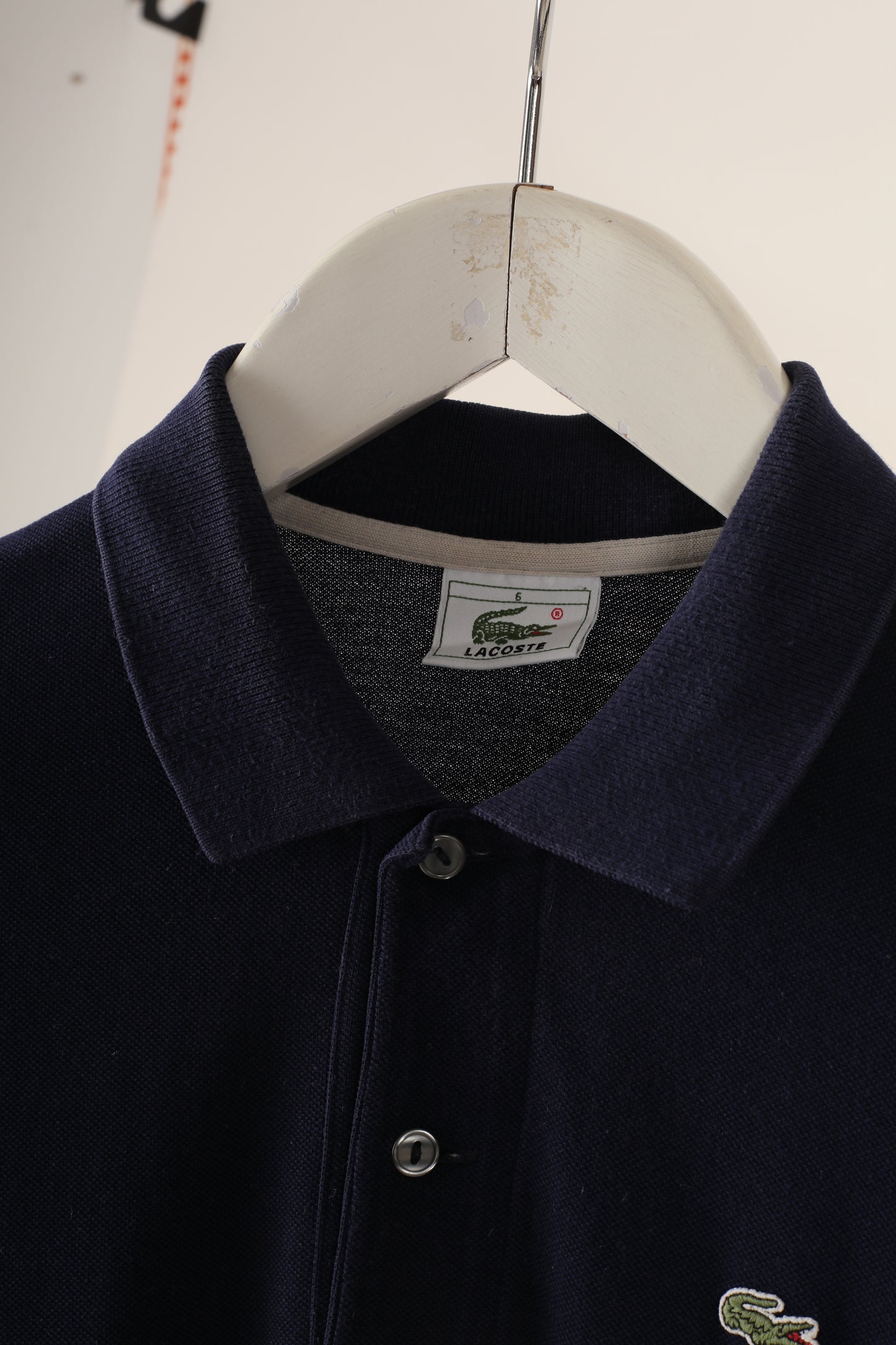 90s Lacoste stripe polo shirt (5)