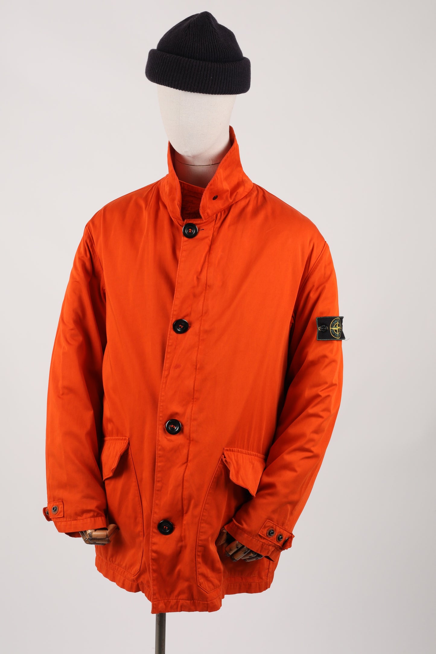 90s Stone Island Raso Gommato jacket (XL)