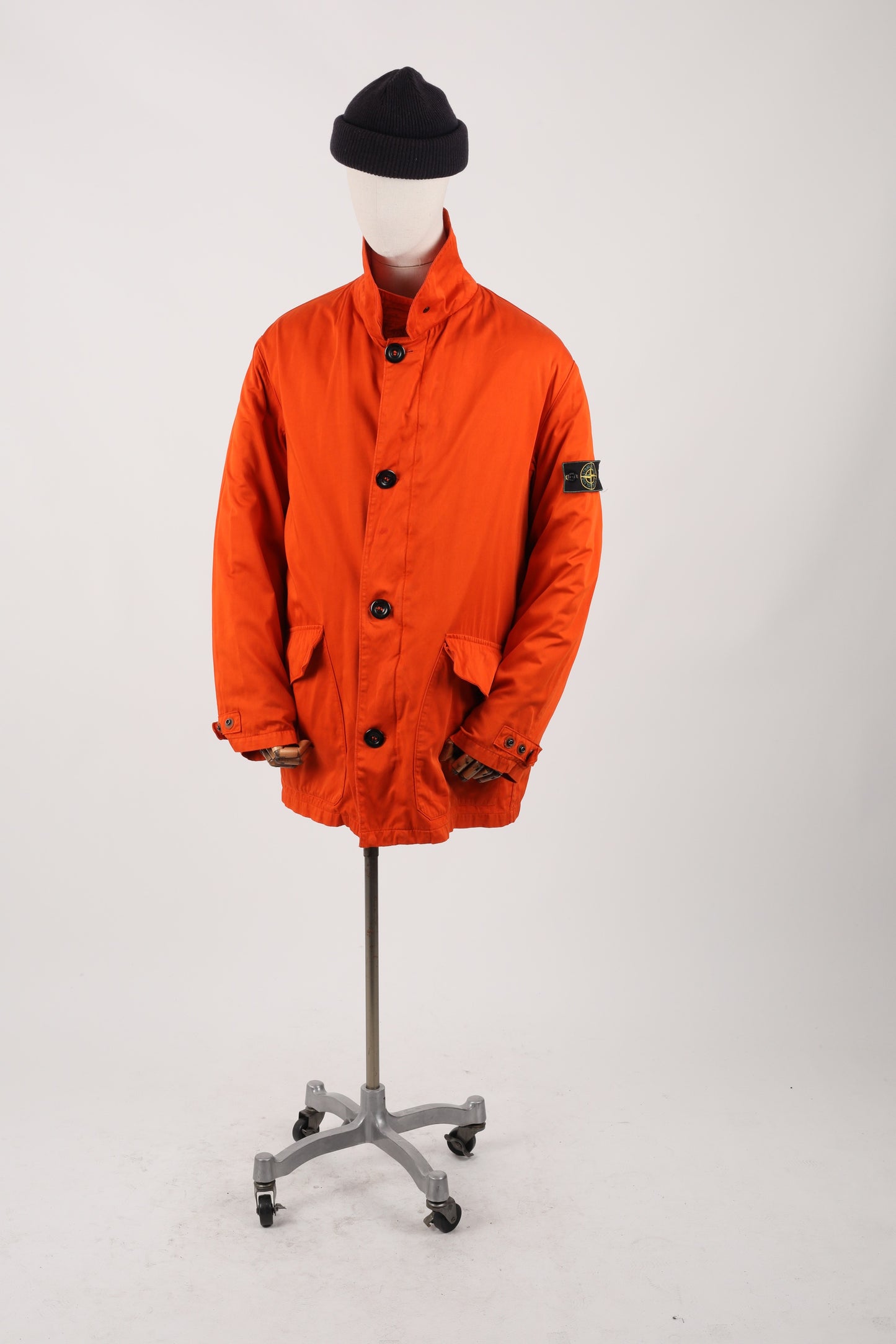 90s Stone Island Raso Gommato jacket (XL)