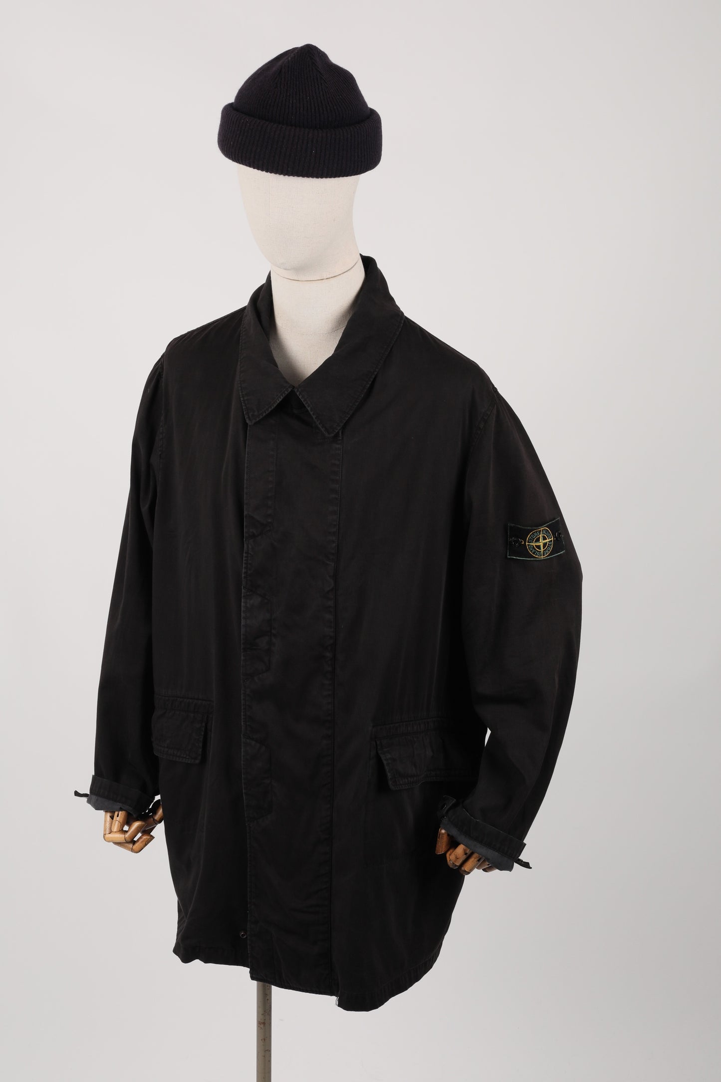 2003 Stone Island Raso Gomatto trench coat by Paul Harvey (XXL)