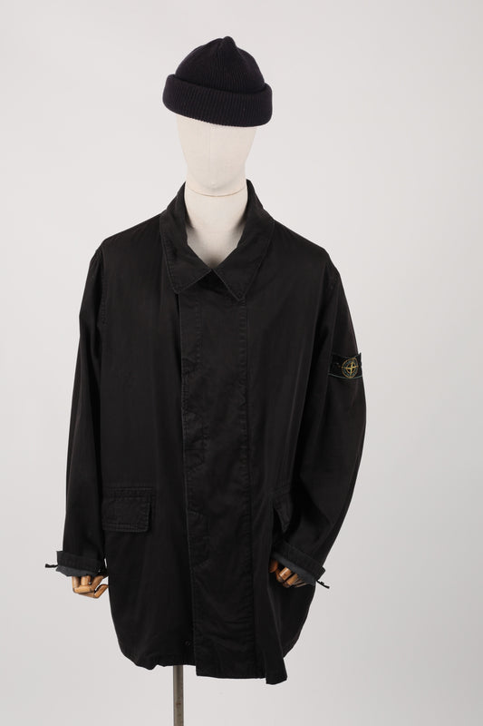2003 Stone Island Raso Gomatto trench coat by Paul Harvey (XXL)