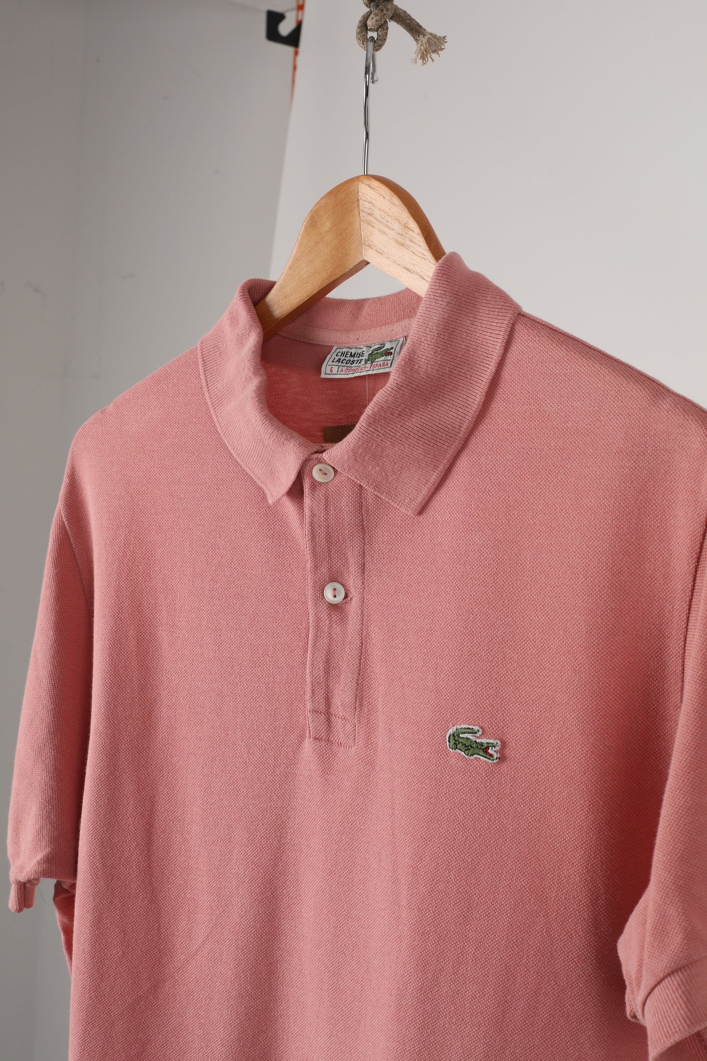 1990s Chemise Lacoste pique cotton polo shirt (6)