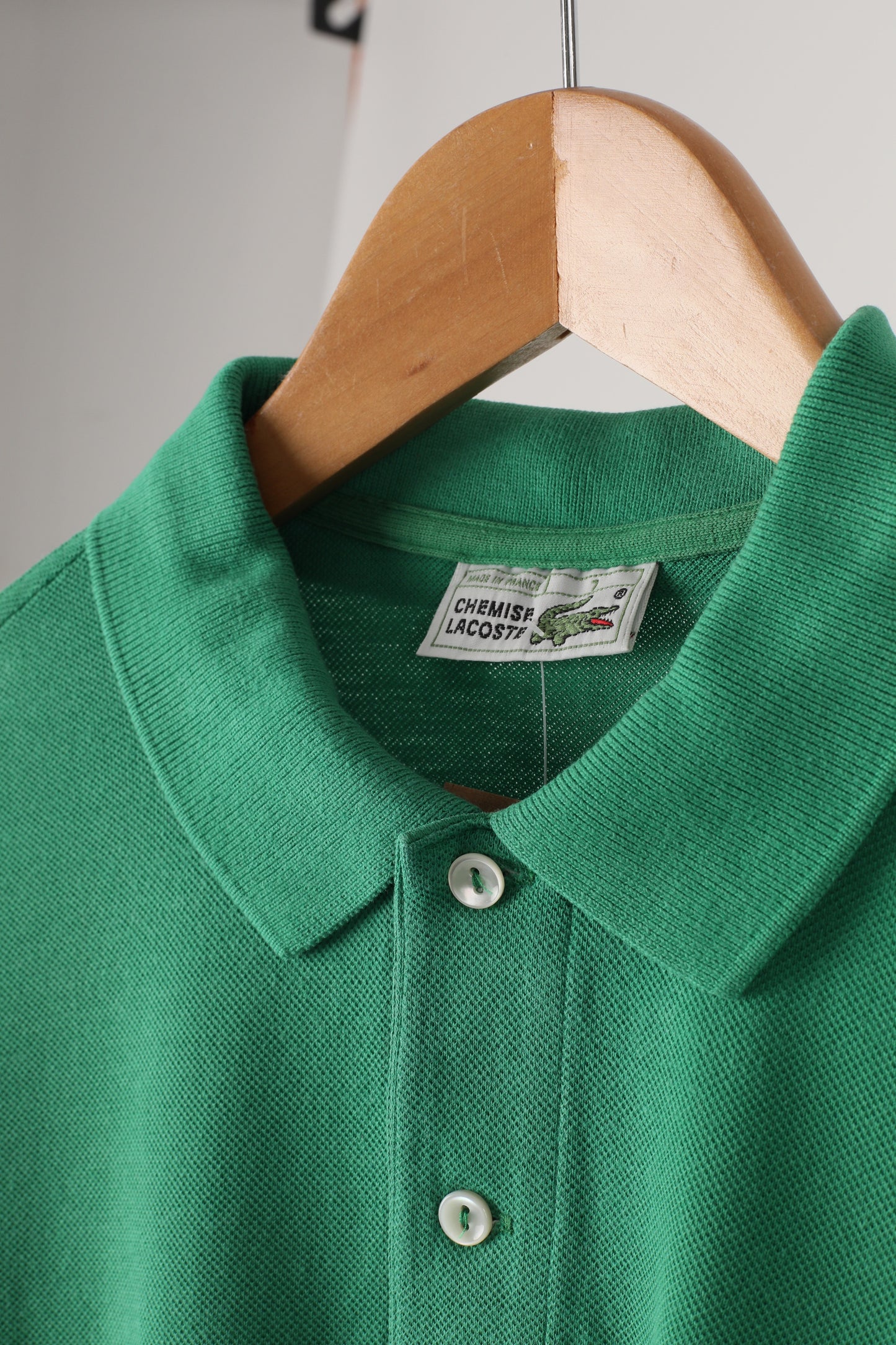 1980s Chemise Lacoste pique cotton polo shirt (7)