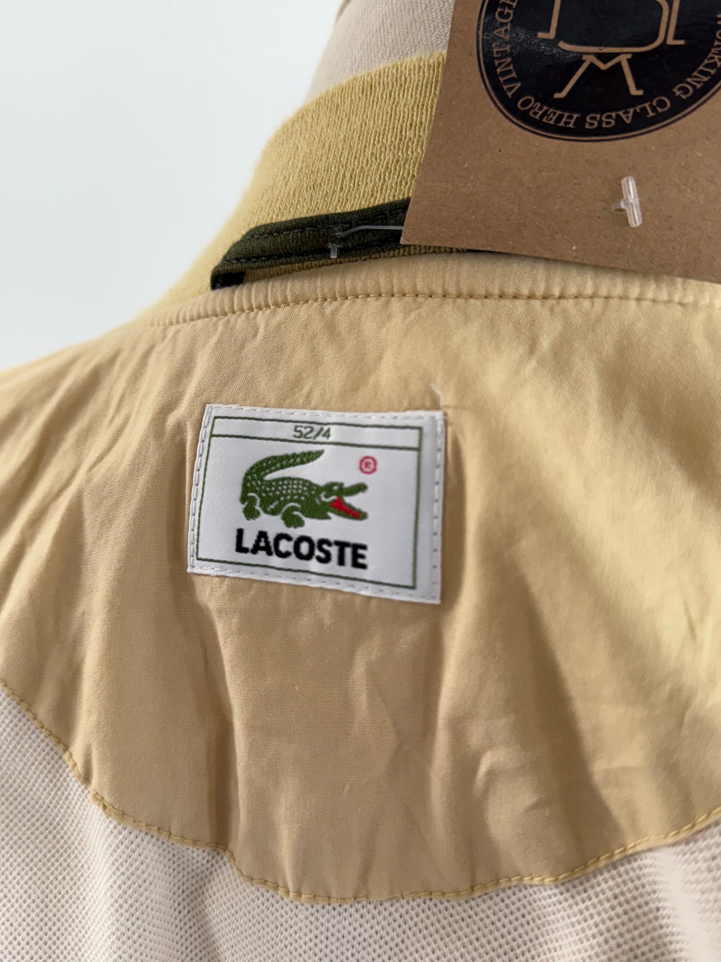 Vintage 90s Lacoste bomber jacket size 4 / 52