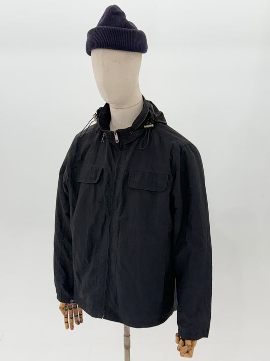 Burberry navy windbreaker jacket (L)