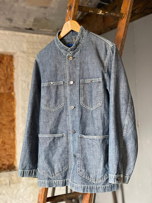 R. Newbold yellow line selvedge railroad jacket (L)