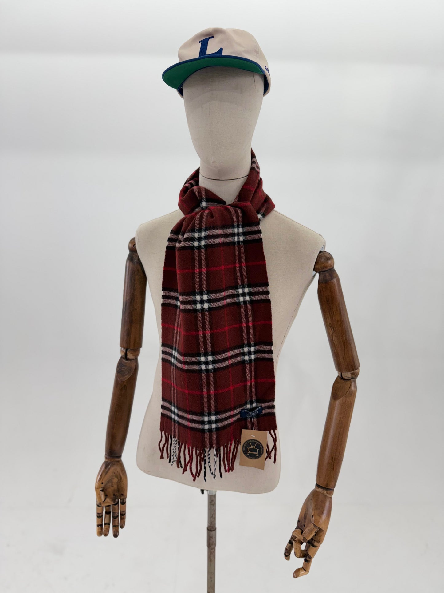 00s Burberry London Cashmere nova check scarf