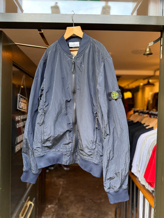 Stone Island Junior nylon metal shimmer bomber jacket (Age 14)