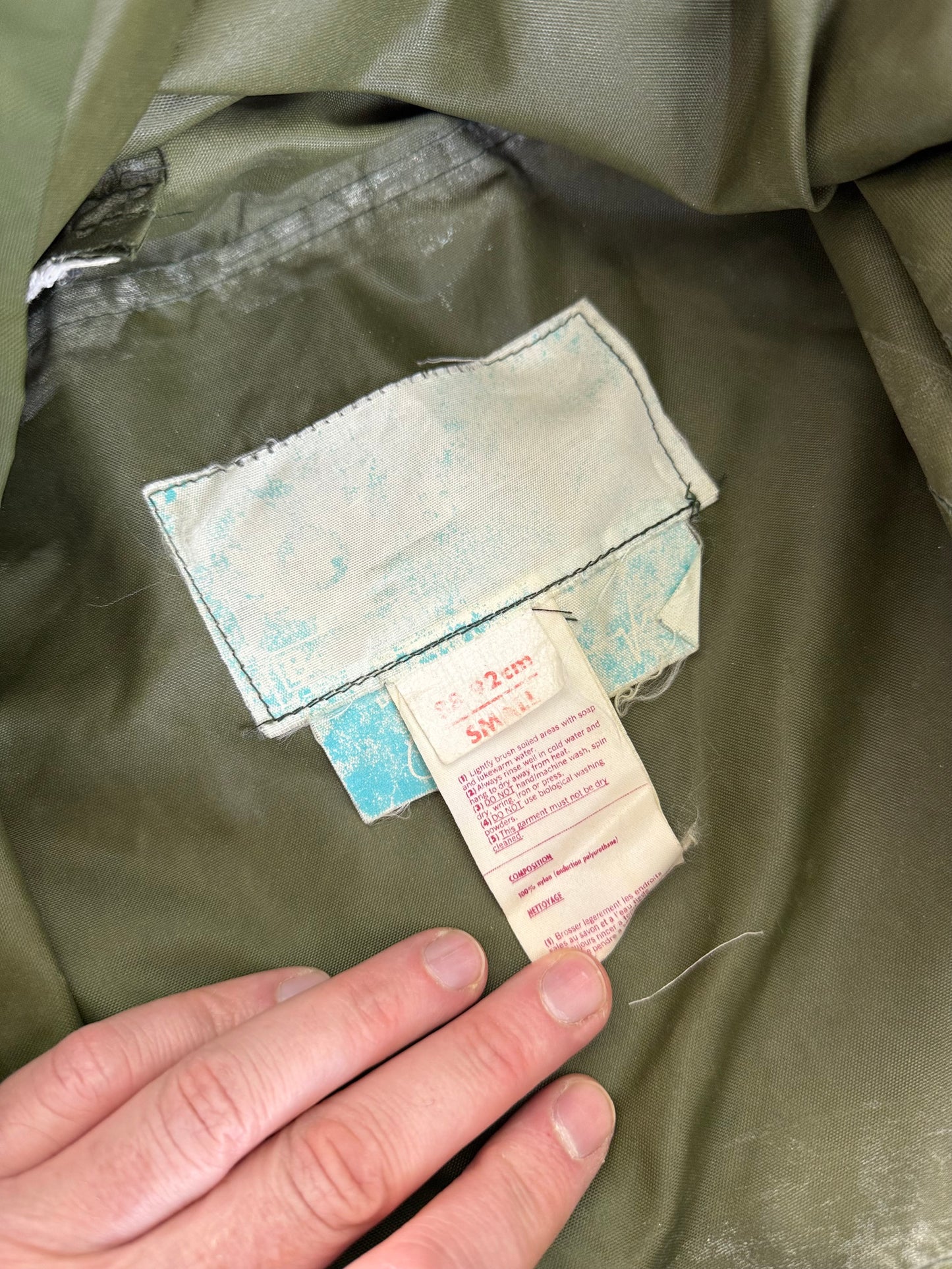 1970s Belstaff Chris Bonnington PU hiking smock cagoule (Small)