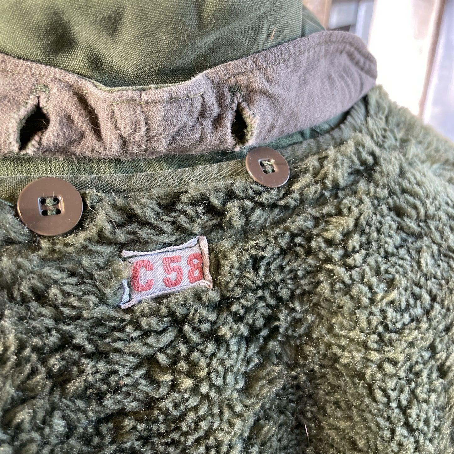 Vintage Swedish army extreme cold weather parka - XL)