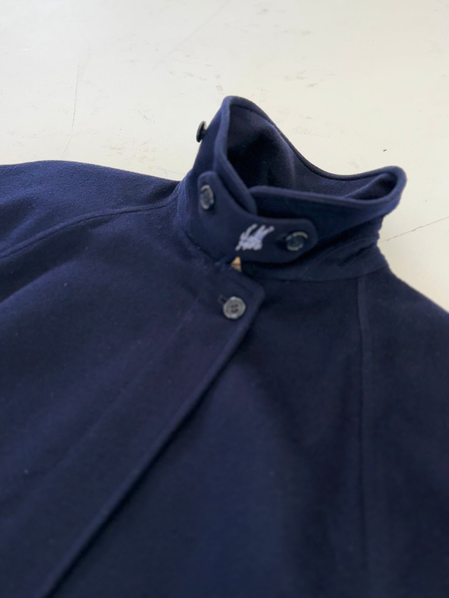 Early 90s Burberry Prorsum wool Alpaca mix Harrington bomber jacket - UK 10 (Ladies)