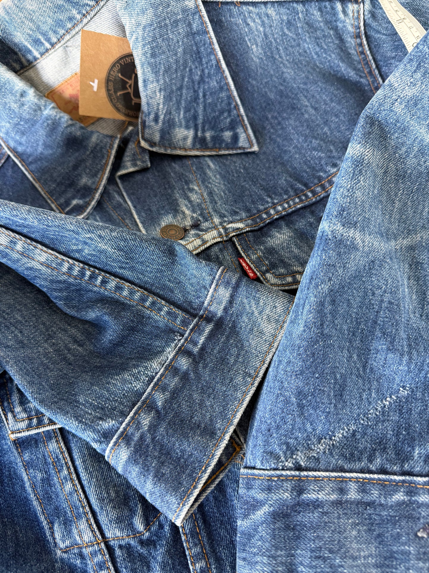 1970s Levi’s Type III denim trucker jacket Made in USA 38”