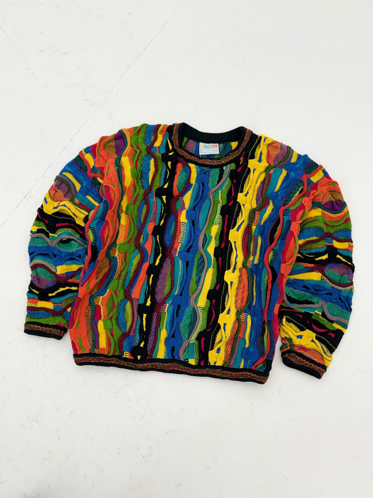 Vintage Coogi Australia 3D knit sweater (Medium)