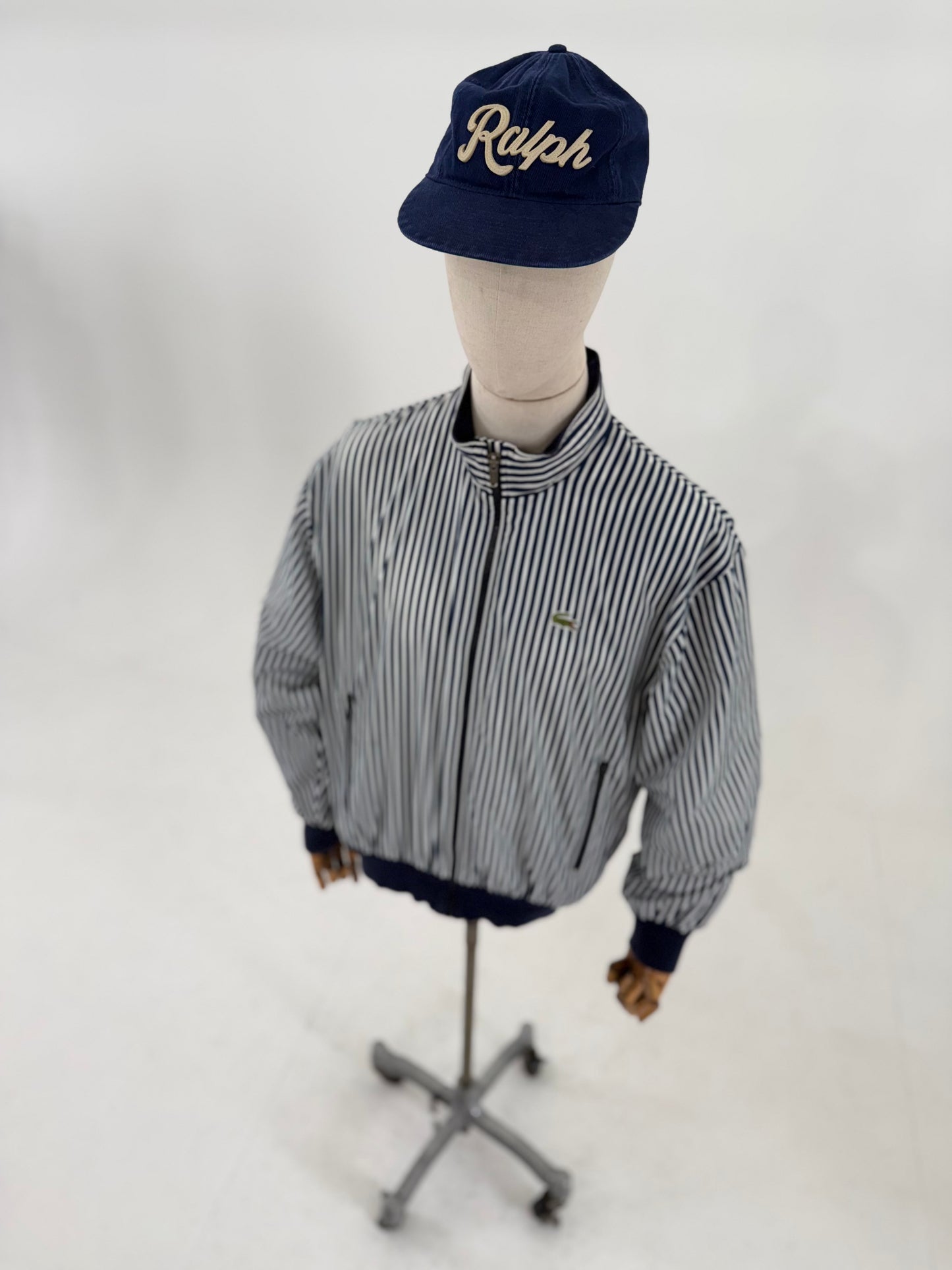 1980s Chemise Lacoste ‘Andy Pandy’ candy stripe jacket (size 5)