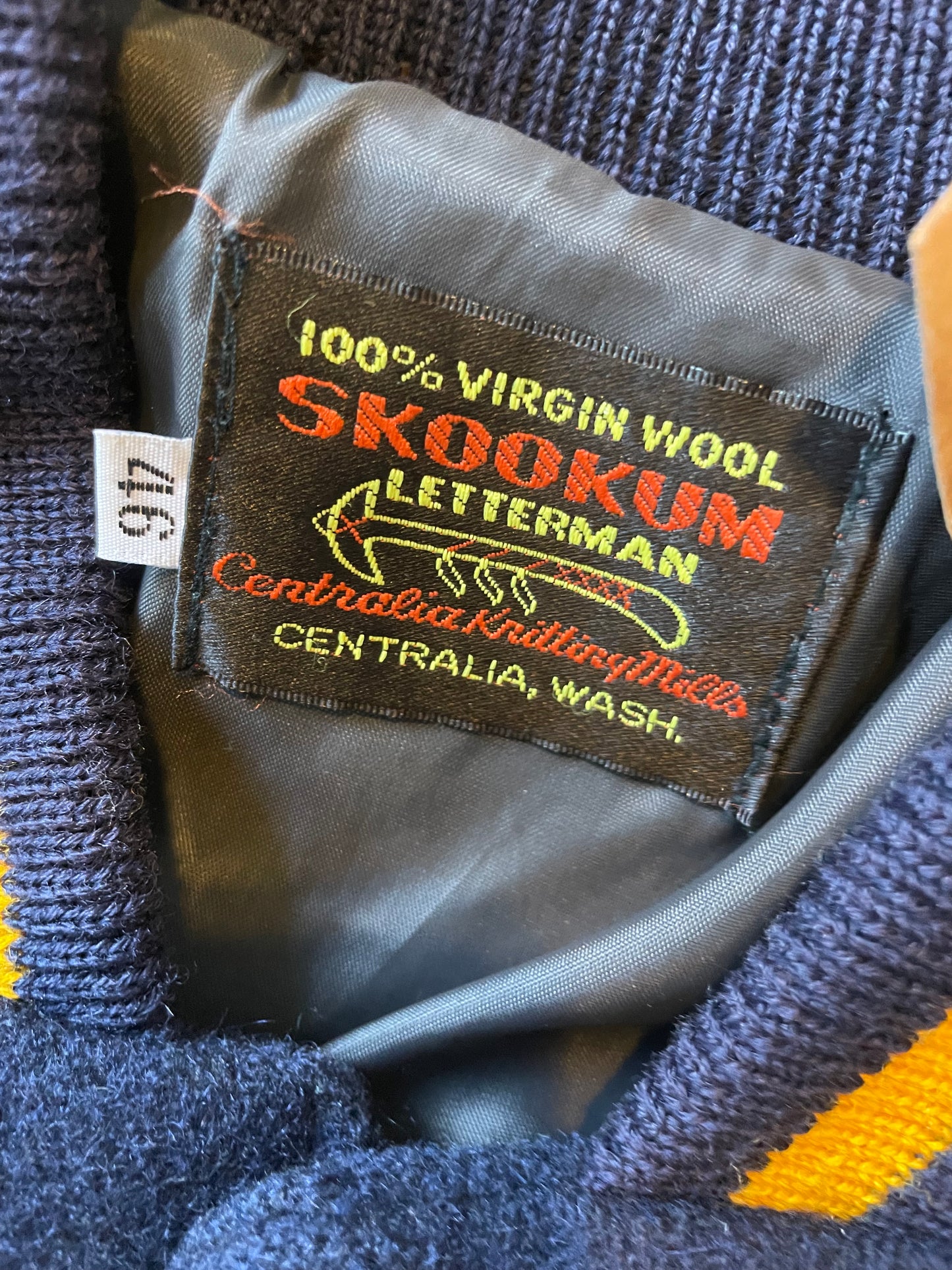 Vintage Skookum Letterman varsity jacket - 46 (XL)