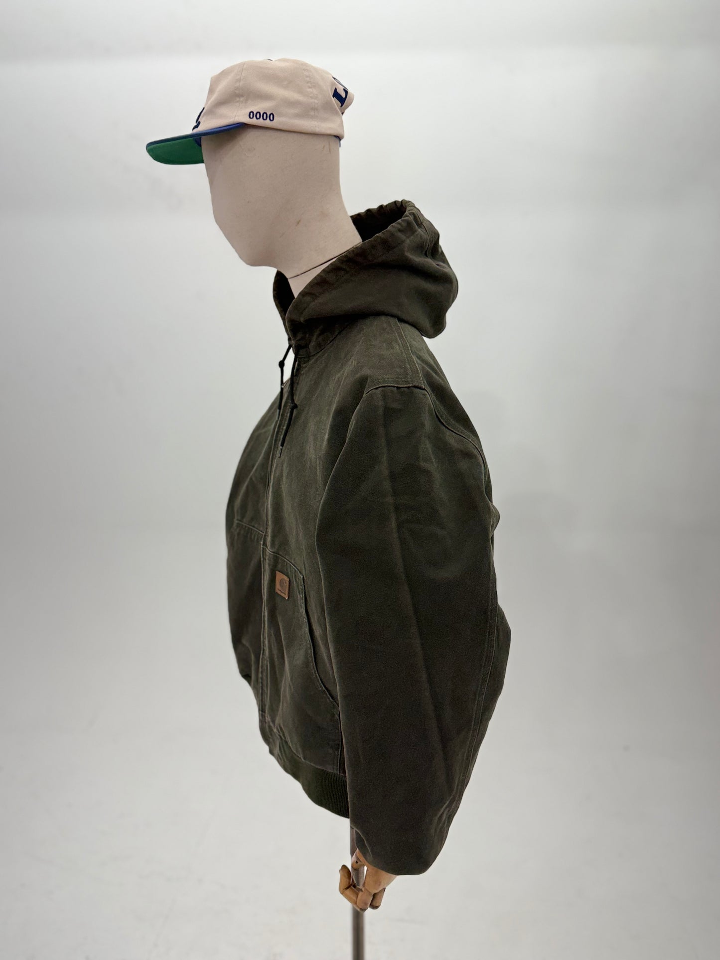 Vintage Carhartt Active jacket J160 Moss green (Large)