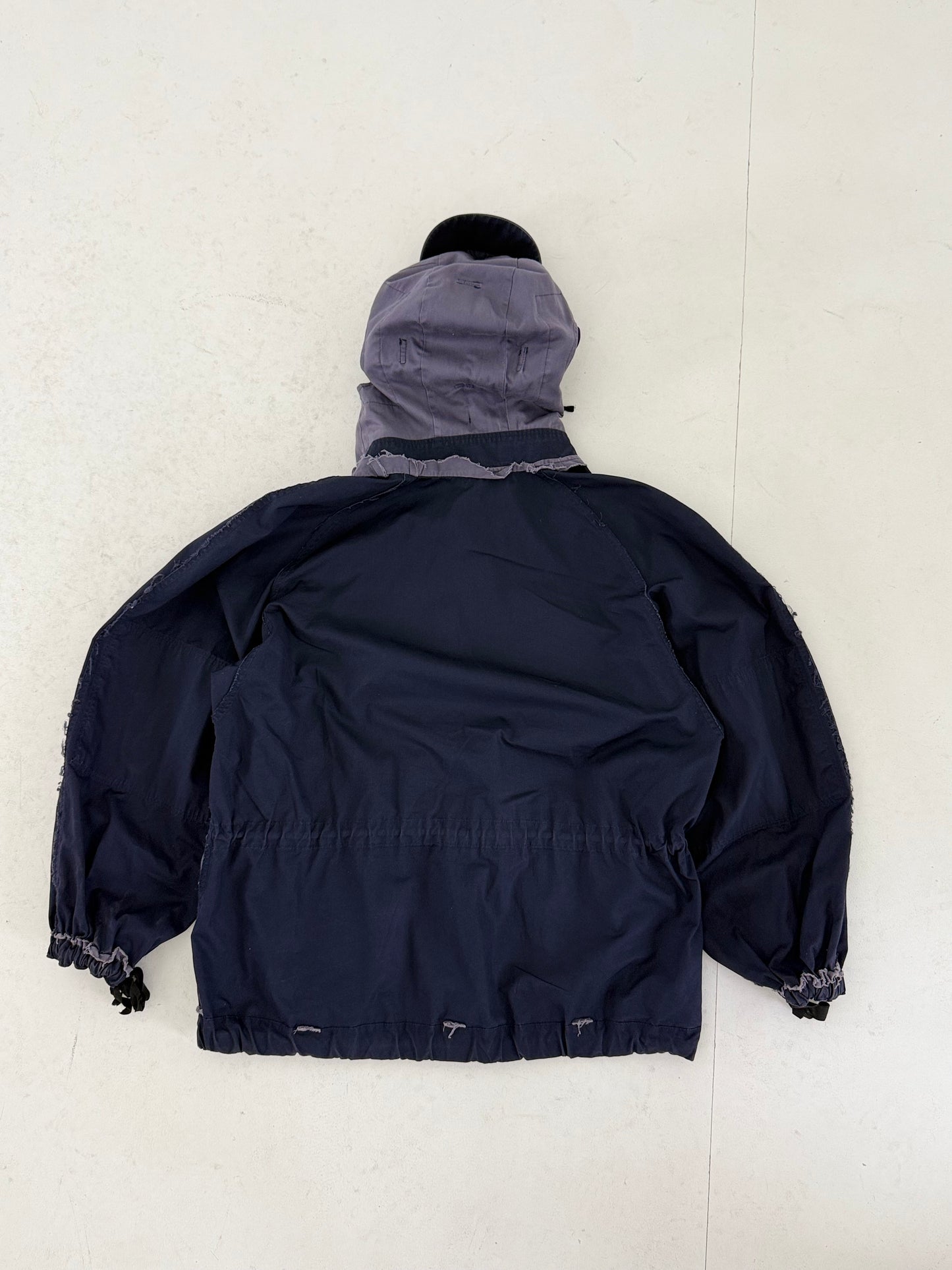 1980s Royal Navy deck smock Ventile cotton XXL
