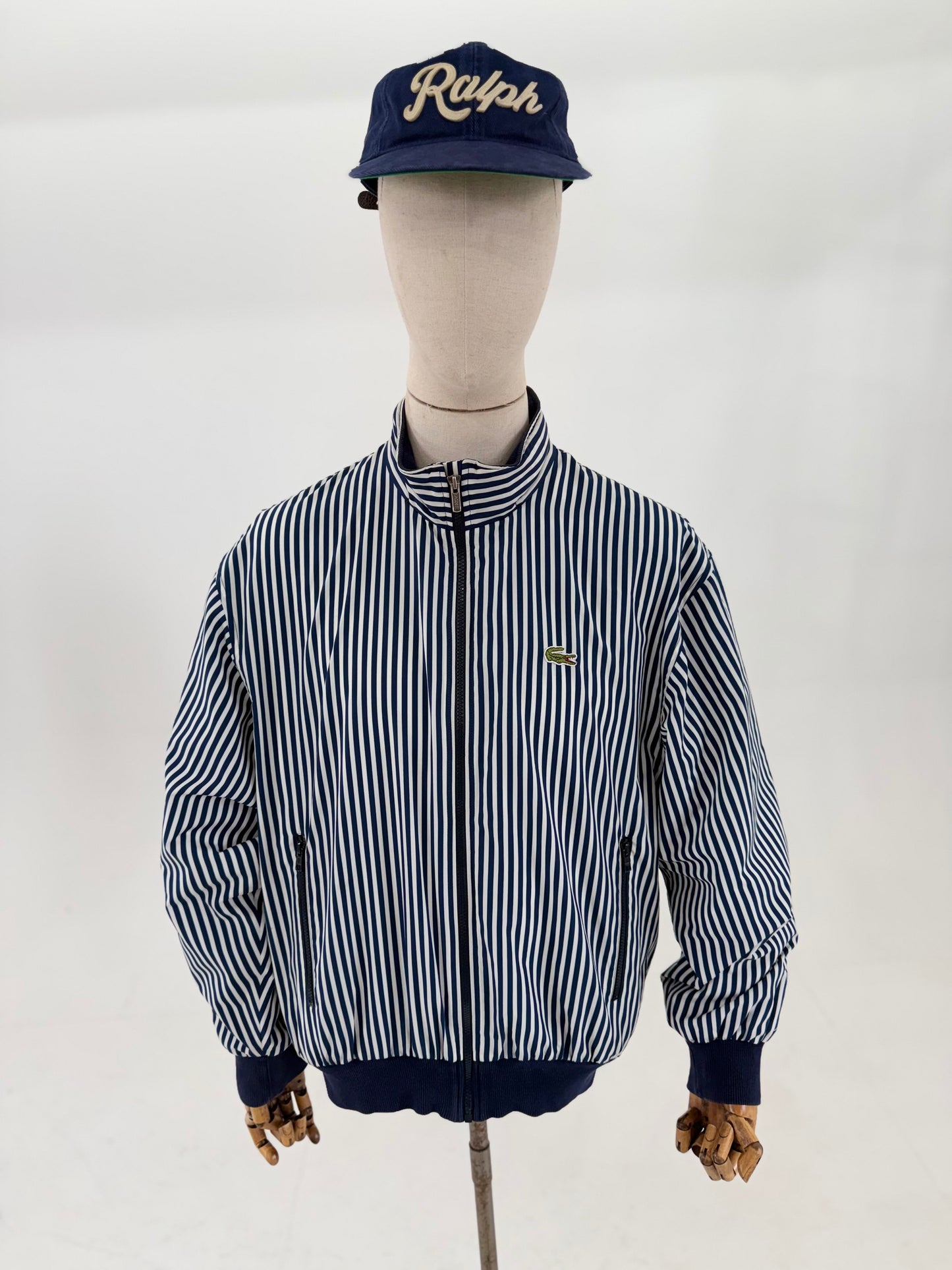 1980s Chemise Lacoste ‘Andy Pandy’ candy stripe jacket (size 5)