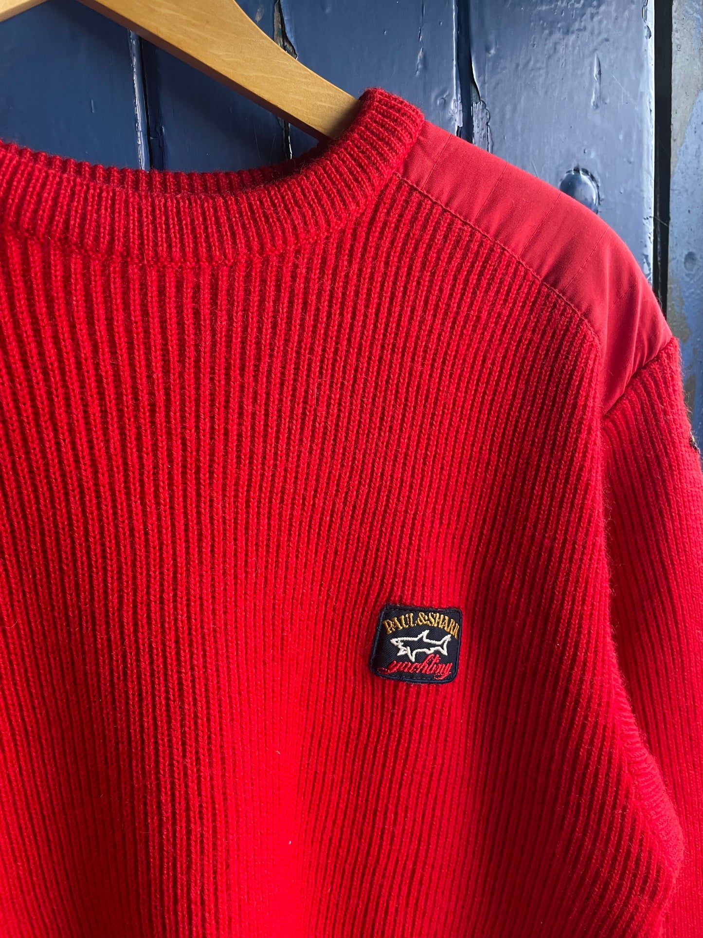 90s Paul & Shark Yachting pure wool jumper (M)