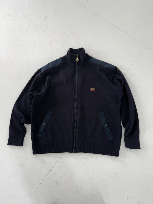1990s Paul & Shark Yachting zip cardigan (M)
