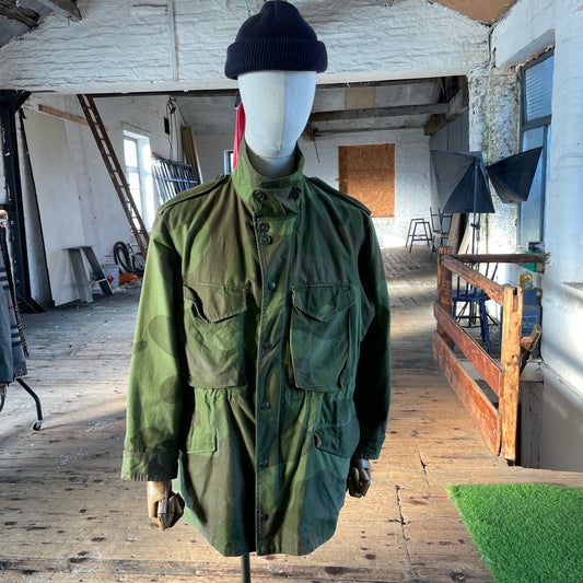 Vintage Norwegian M75 camo field jacket