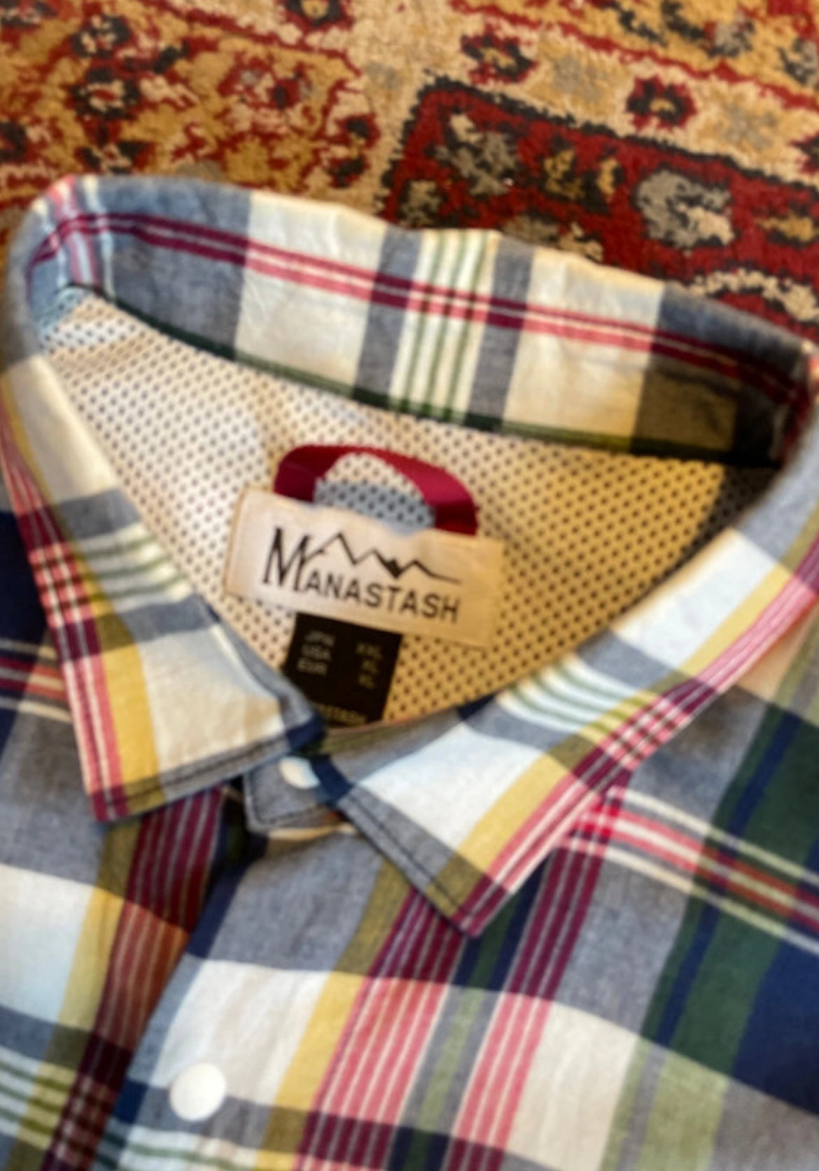 Manastash Madras check overshirt