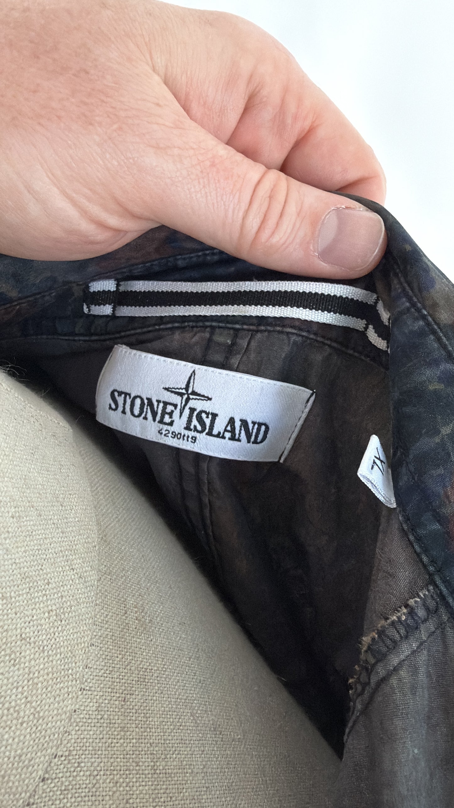 2014 Stone Island OVD camo overshirt XL