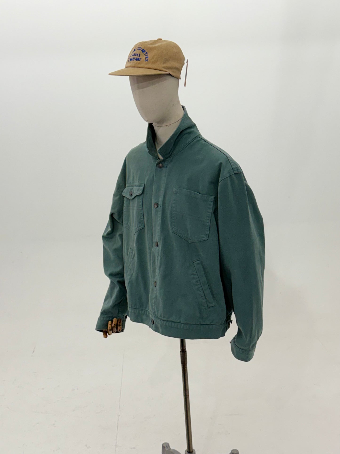 Adsum Overdyed denim jacket (XXL)