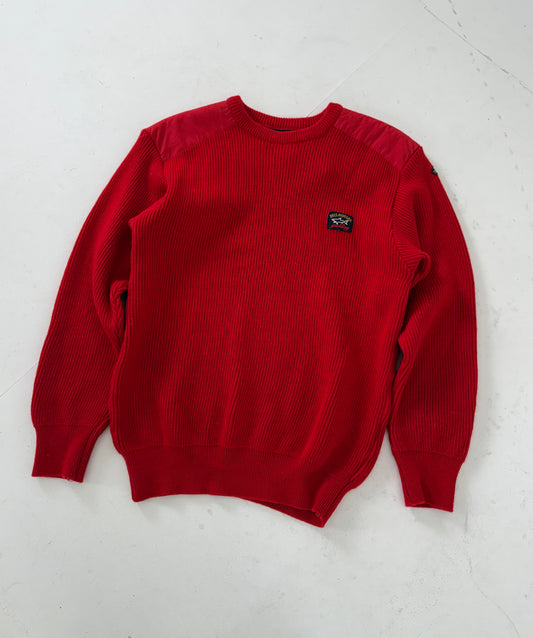 90s Paul & Shark Yachting pure wool jumper (M)