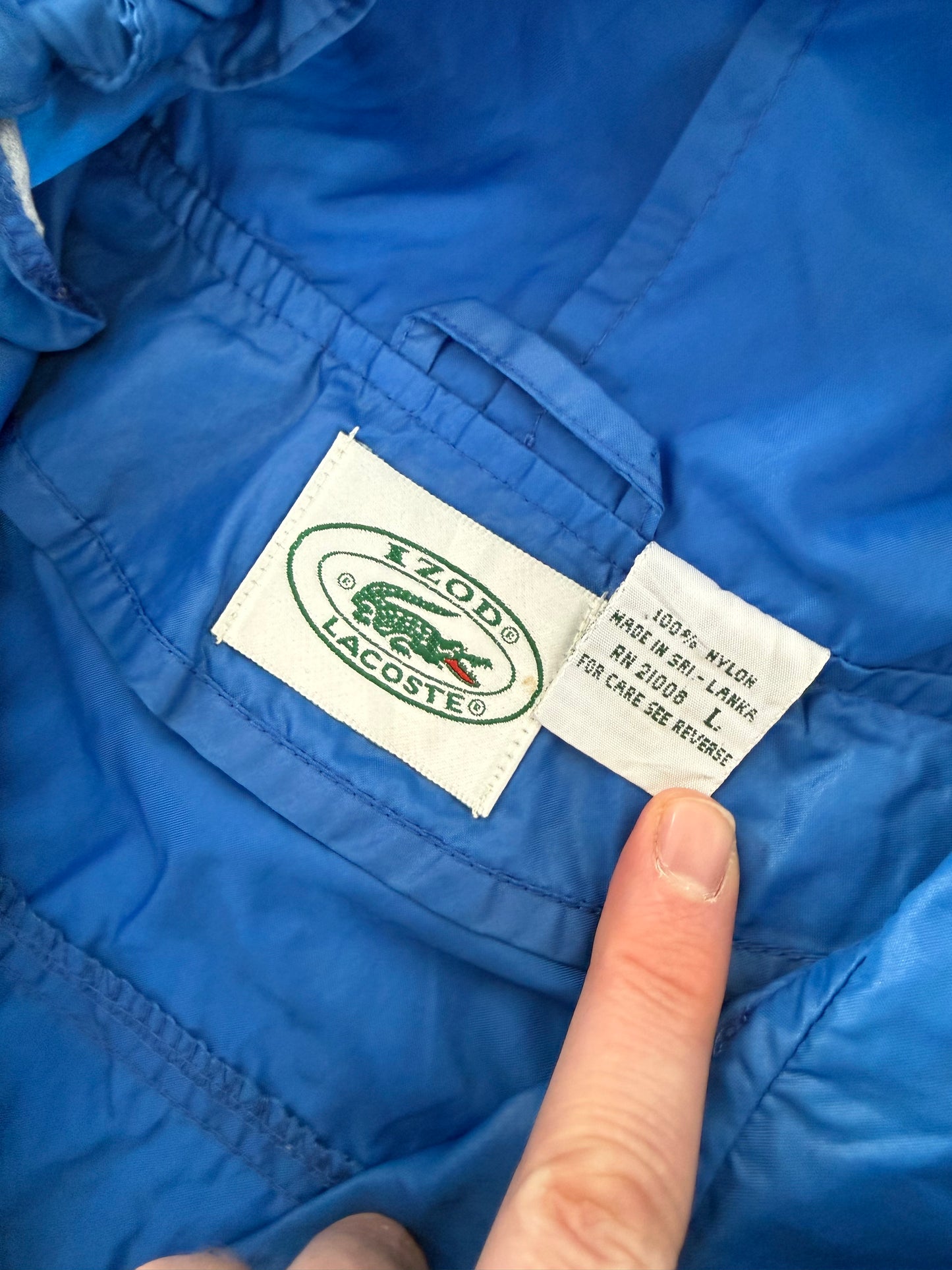 1980s IZOD Lacoste Windbreaker (L)