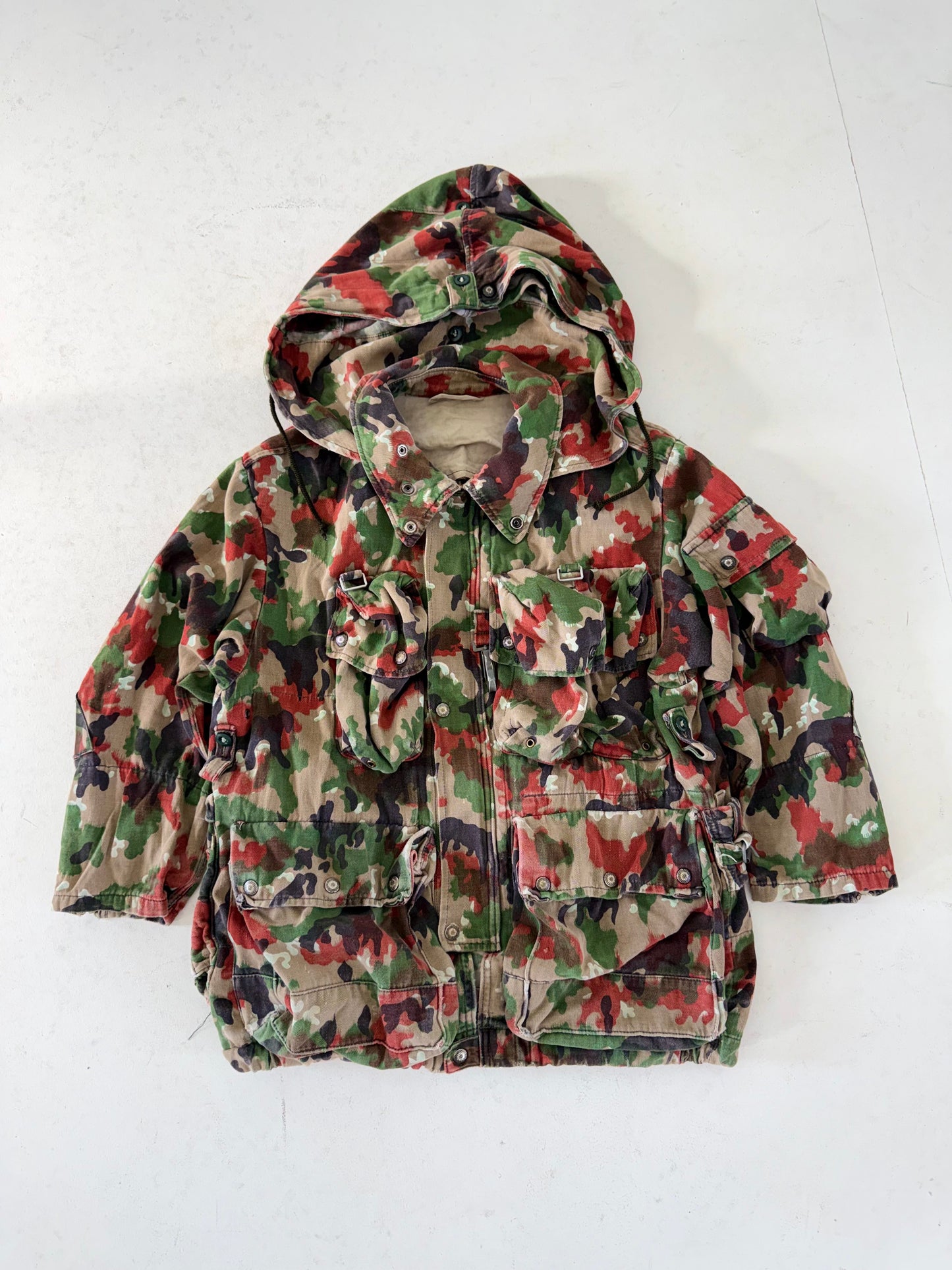 1970s Swiss Alpenflage Sniper parka -  (48) Medium