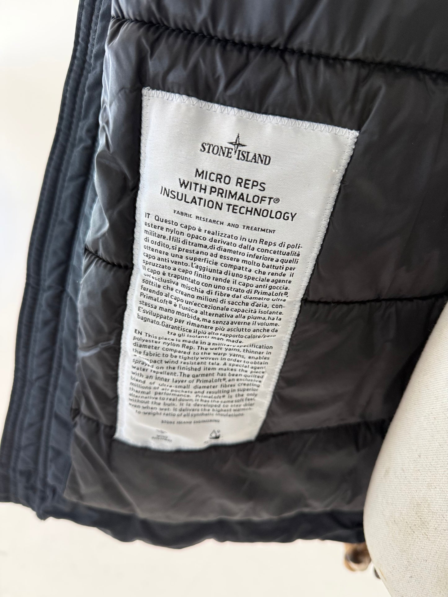 AW 19 Stone Island Micro Reps Primaloft parka - Medium