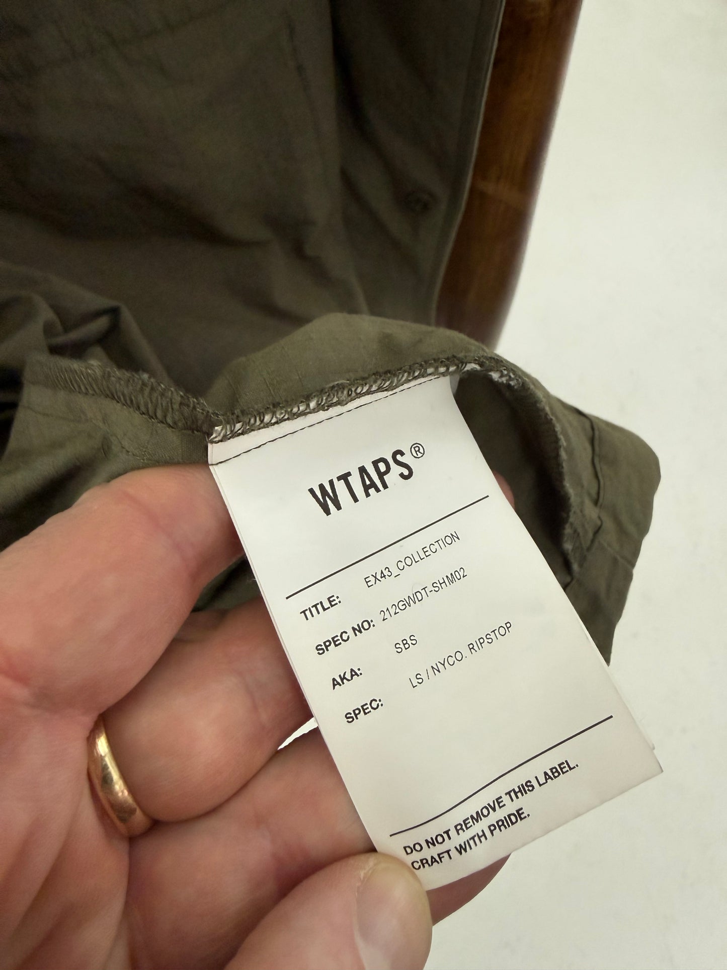WTAPS Hooded overshirt parka (L)
