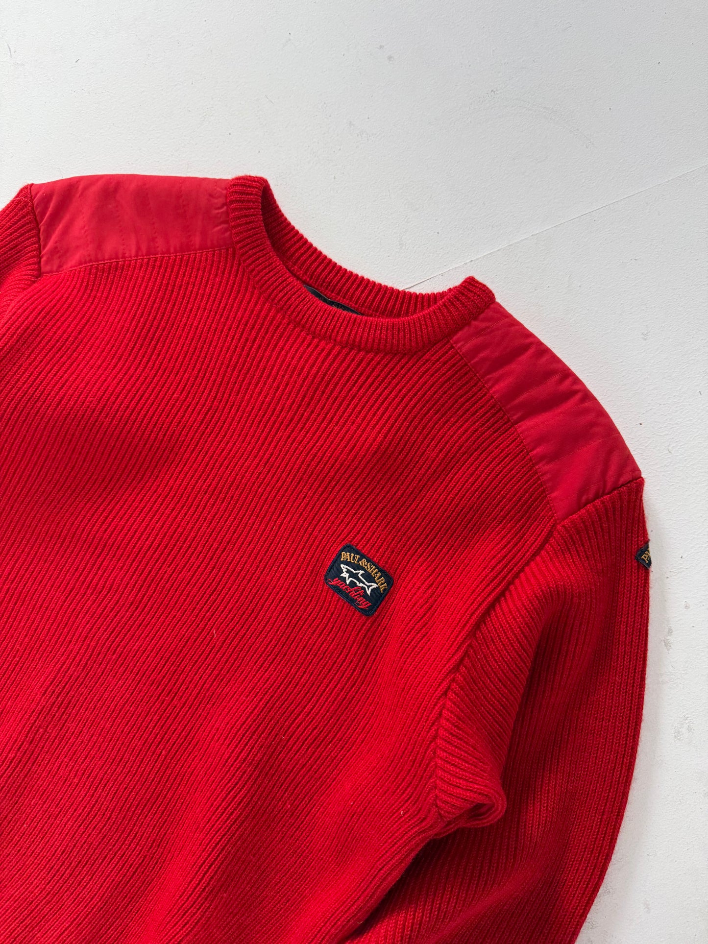 90s Paul & Shark Yachting pure wool jumper (M)