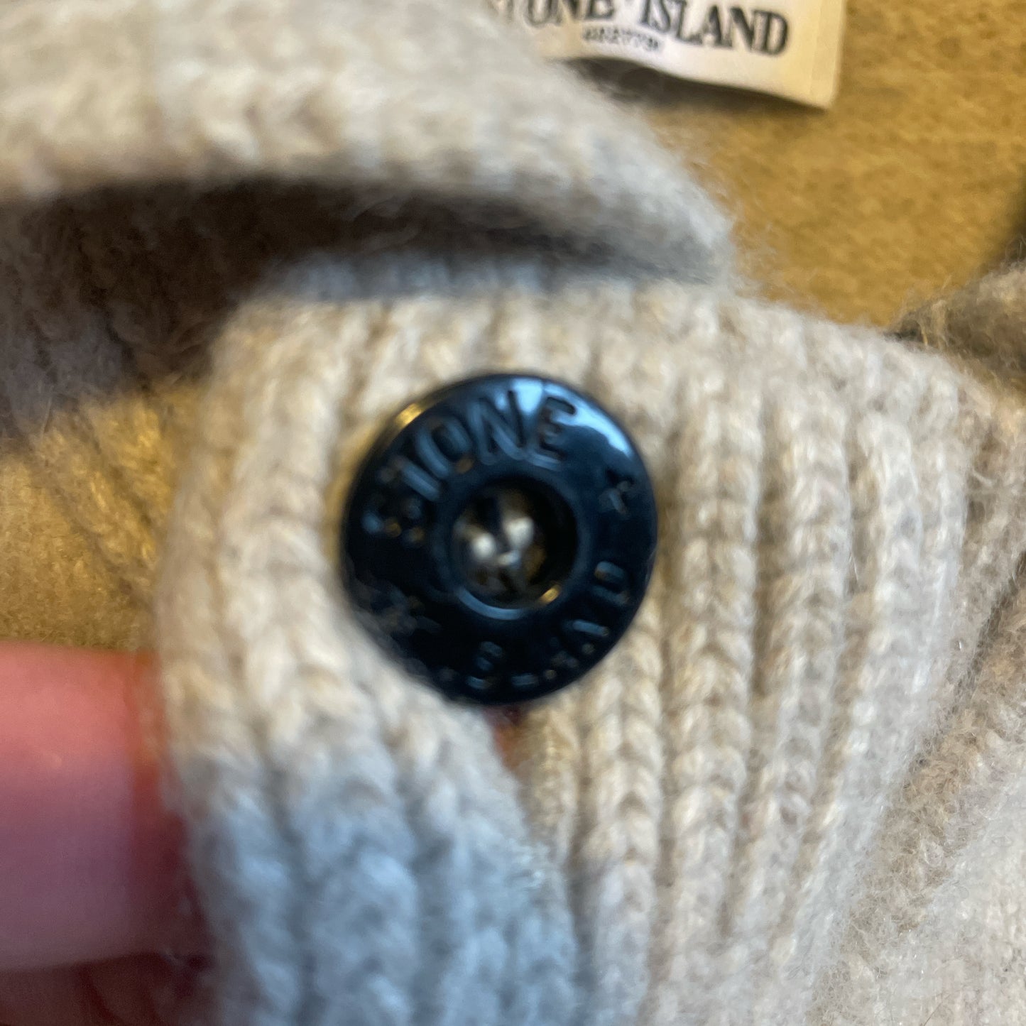 2015 Stone Island heavy chunky knit cardigan (M)