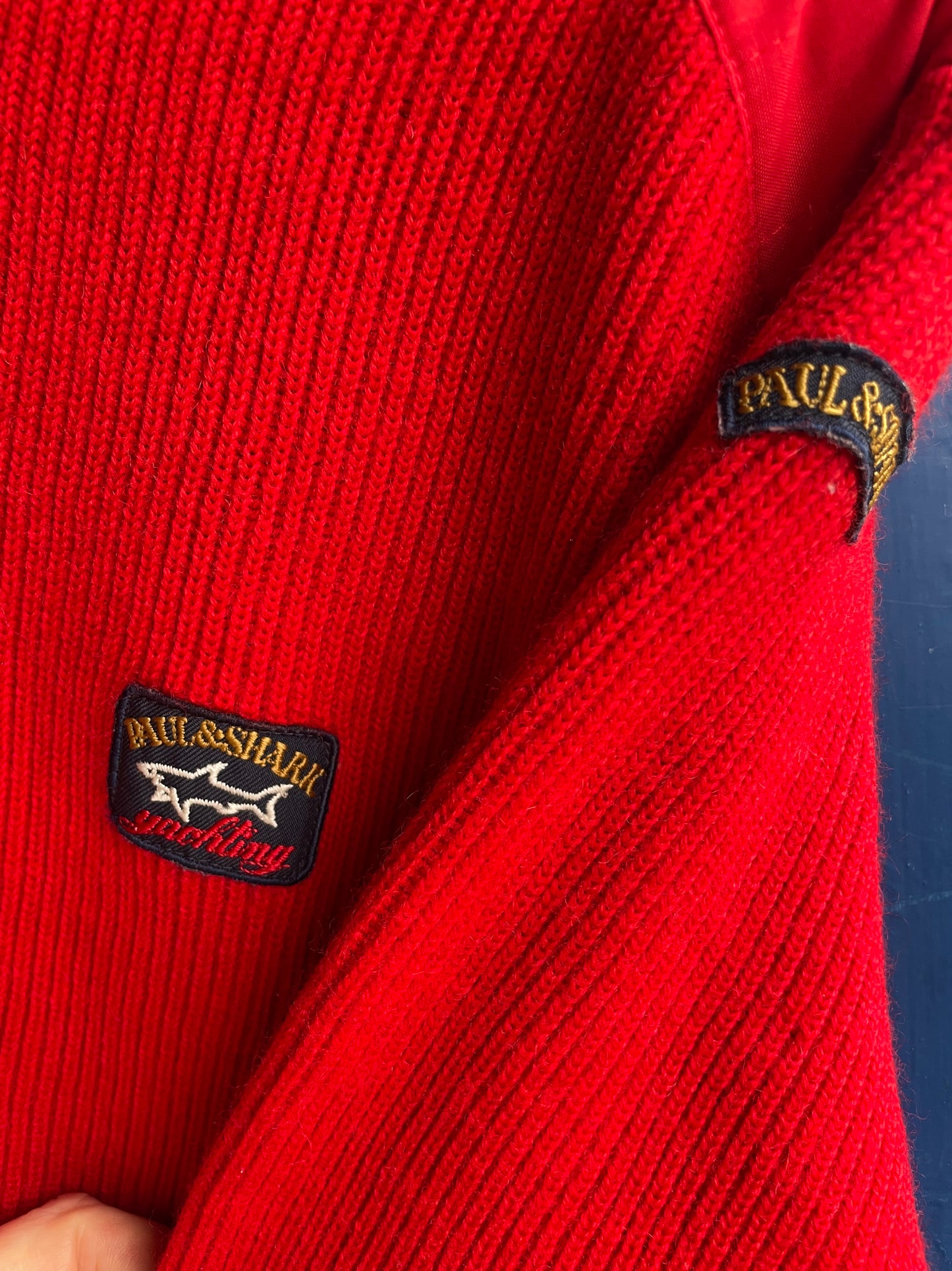 90s Paul & Shark Yachting pure wool jumper (M)