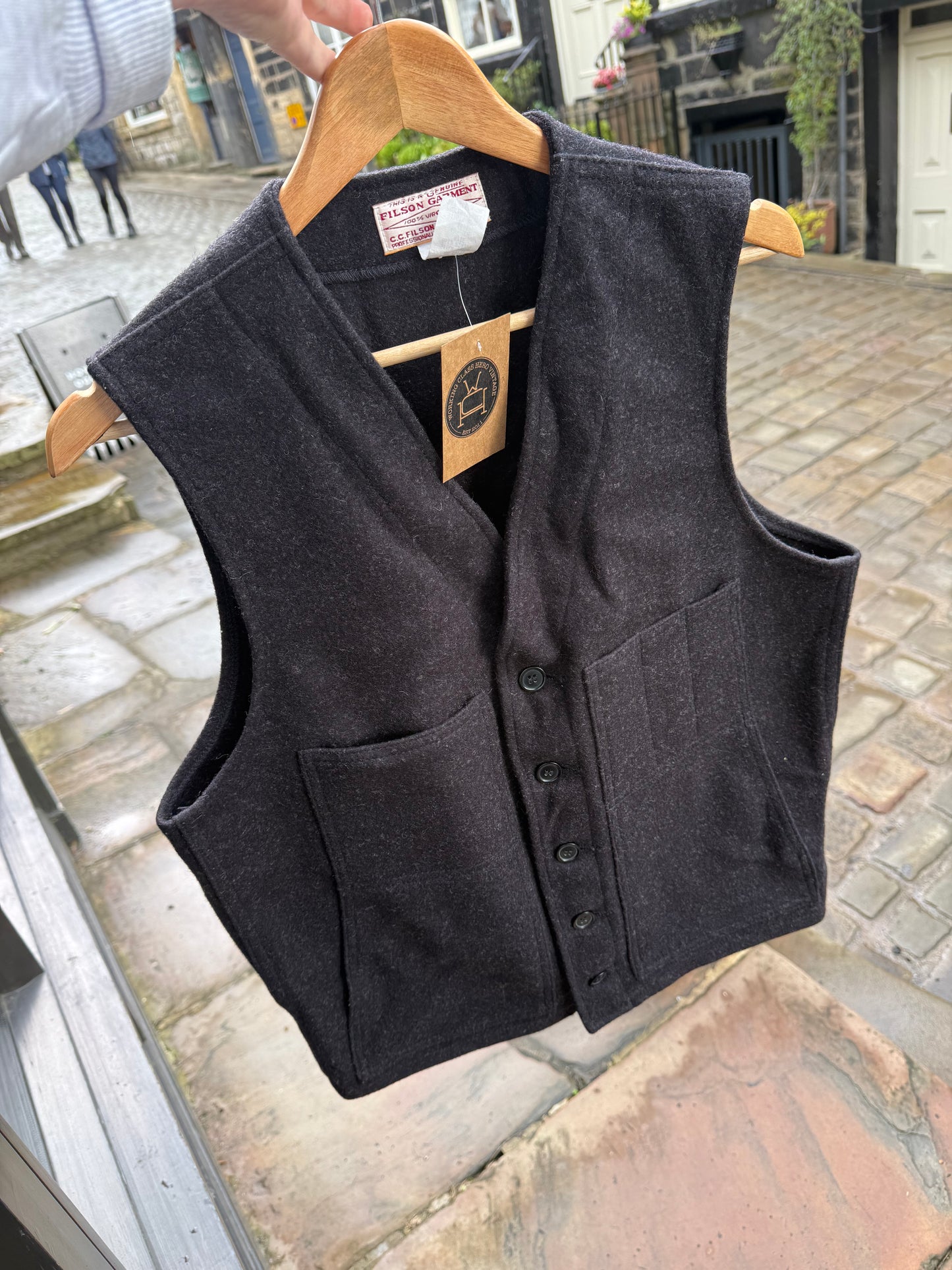 Vintage Filson Mackinaw wool vest - 40”