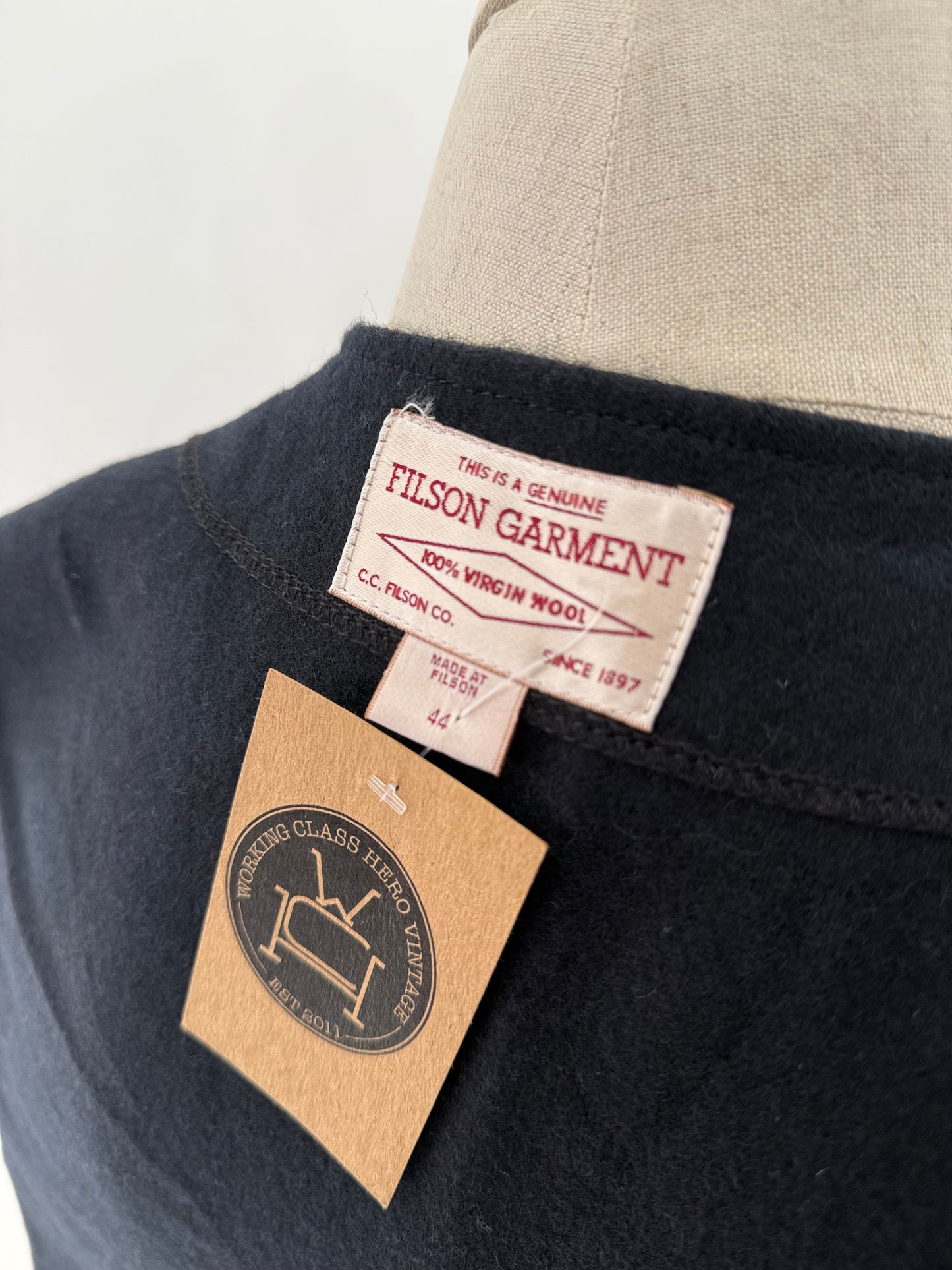 Vintage Filson Mackinaw wool vest - 44”