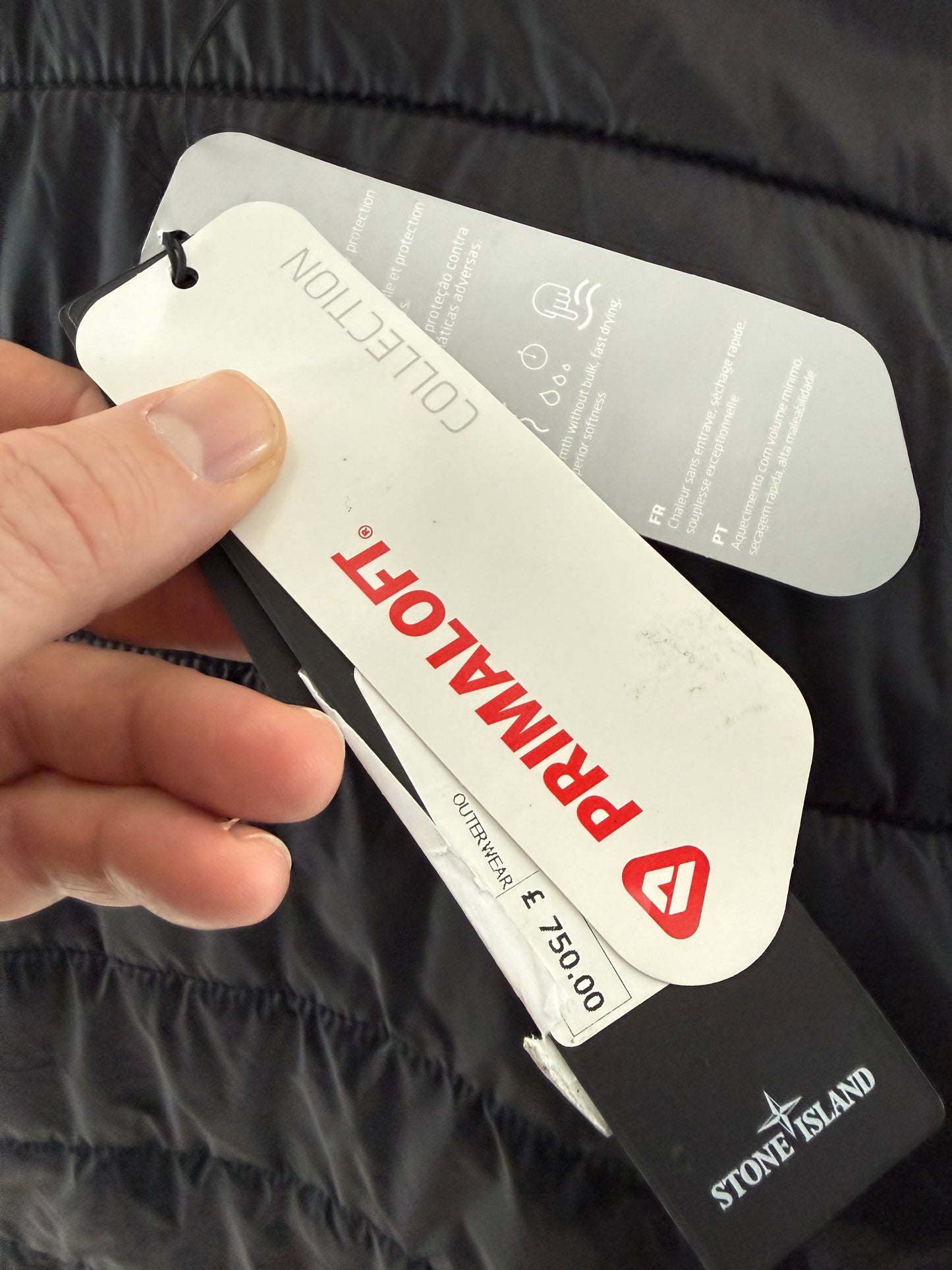 AW 19 Stone Island Micro Reps Primaloft parka - Medium