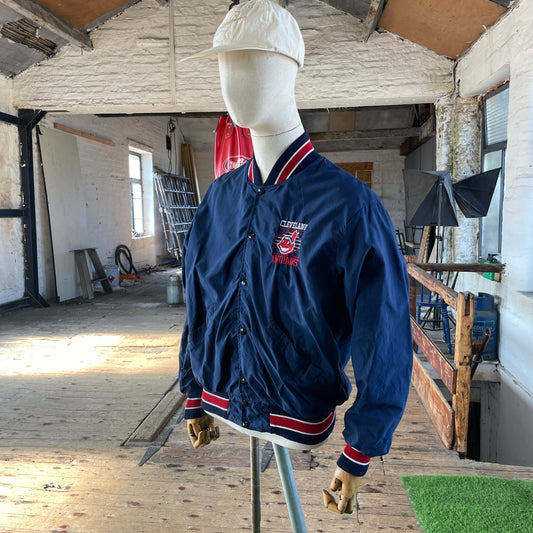 90s Cleveland Indians baseball jacket (M/L)