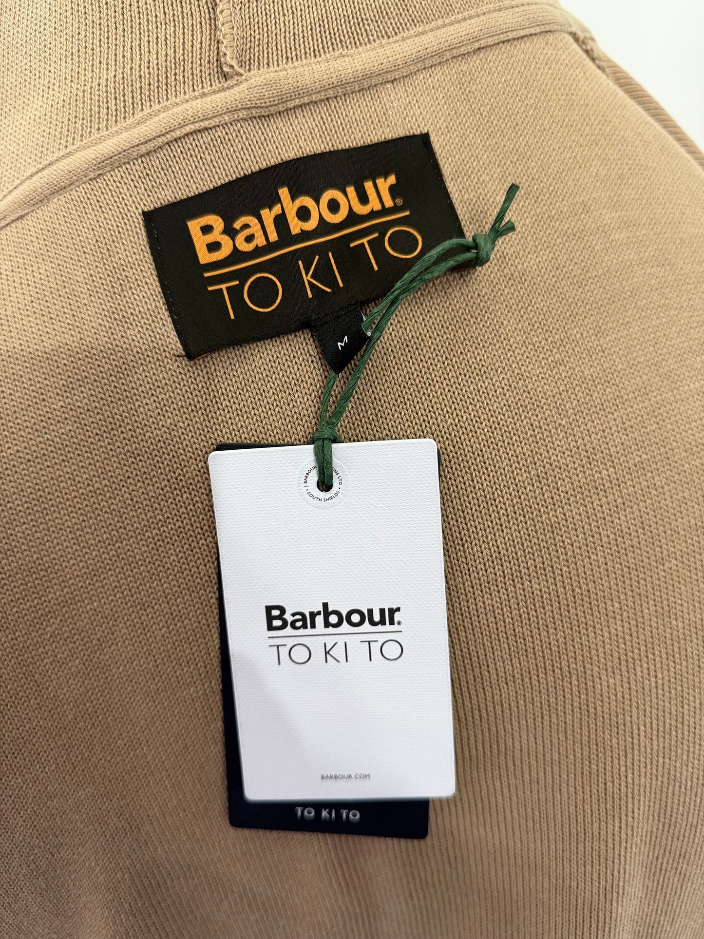 Barbour x To Ki To multi-pocket knitted hoodie - Medium (New)