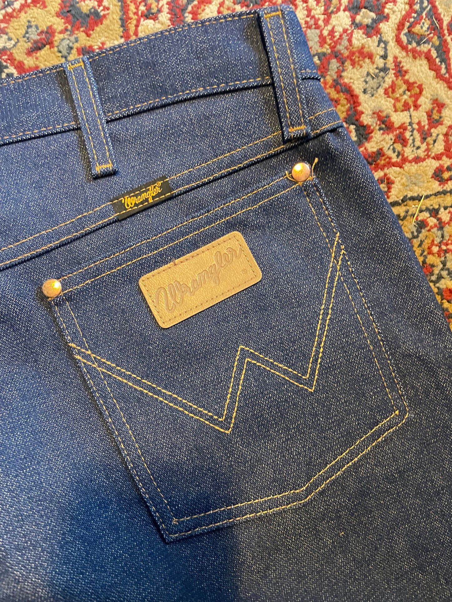 Late 70s Deadstock Wrangler 13MWZ Cowboy jeans 38”